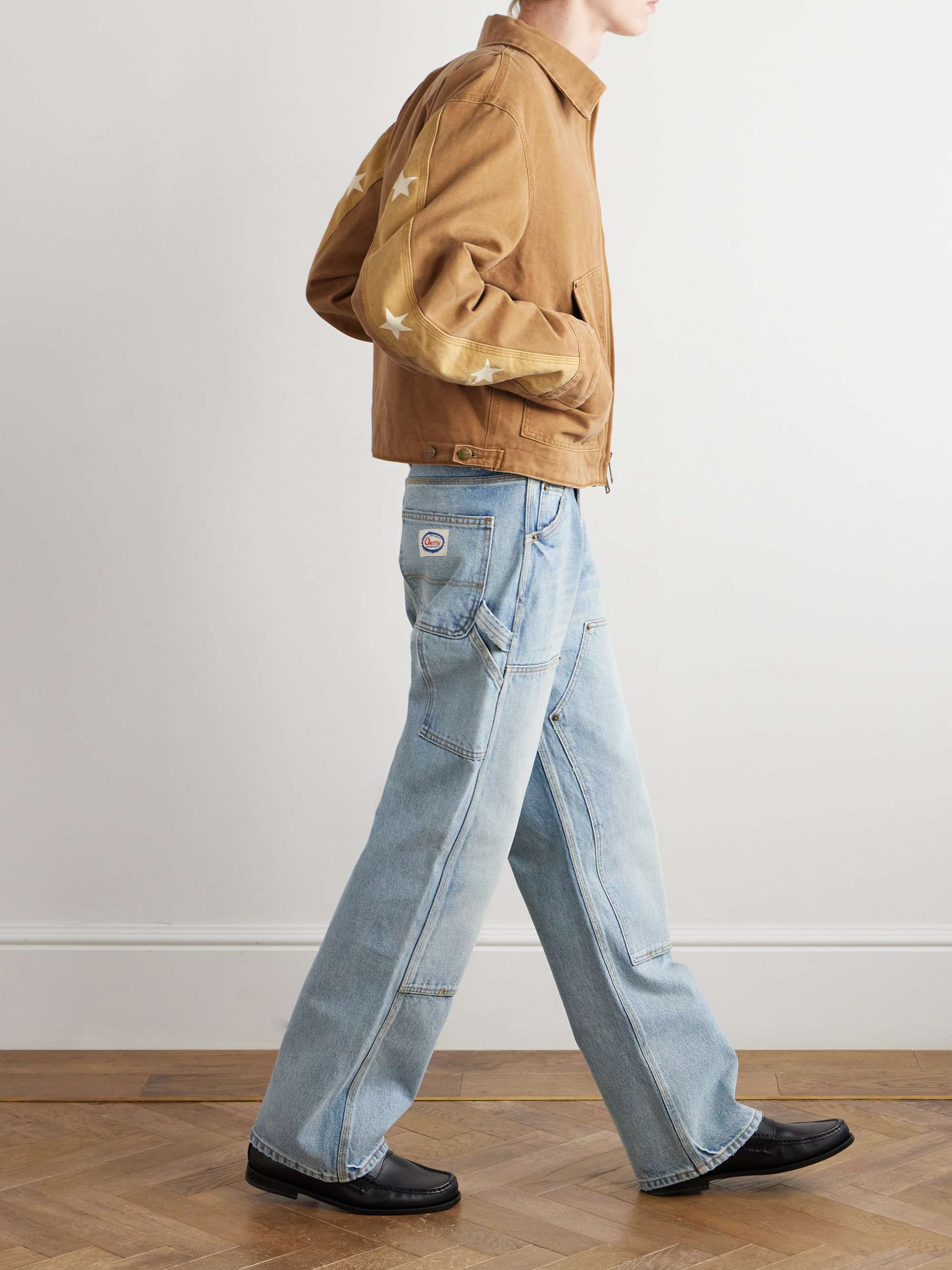 Mechanic Printed Cotton-Canvas Trucker Jacket view