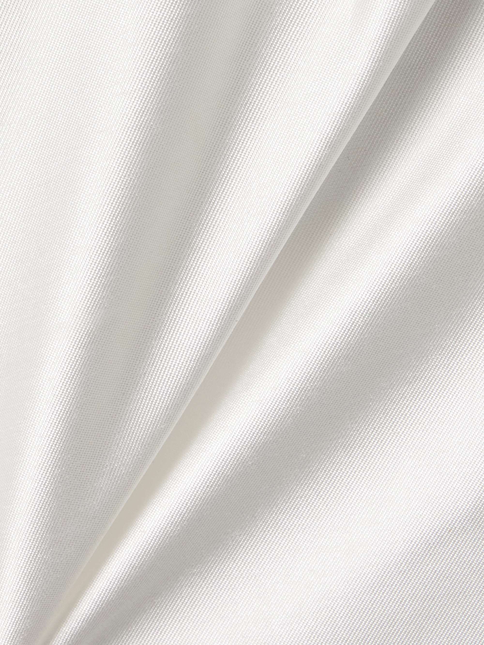Imani strapless pleated twill gown view