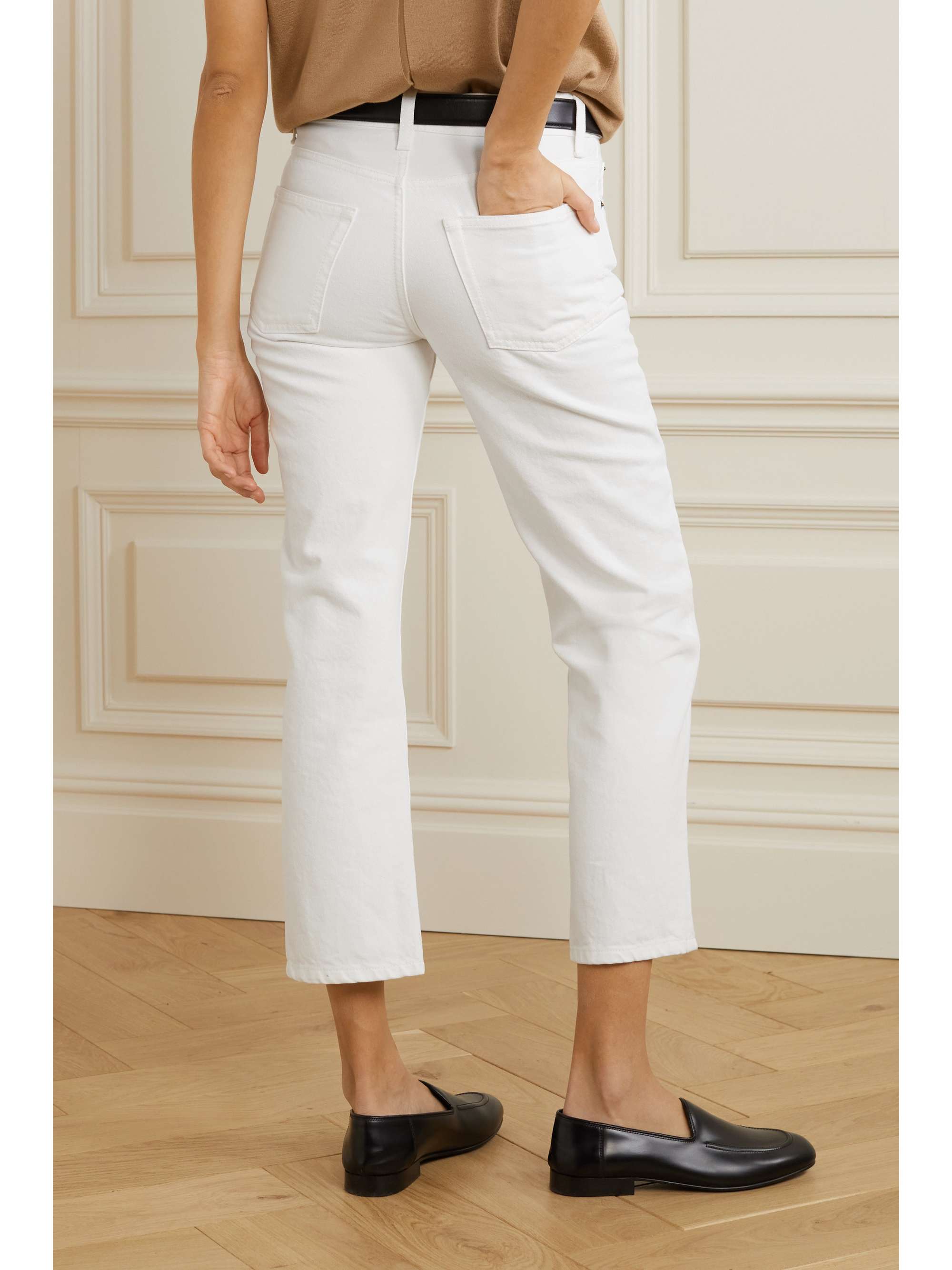 Lesley cropped straight-leg jeans view