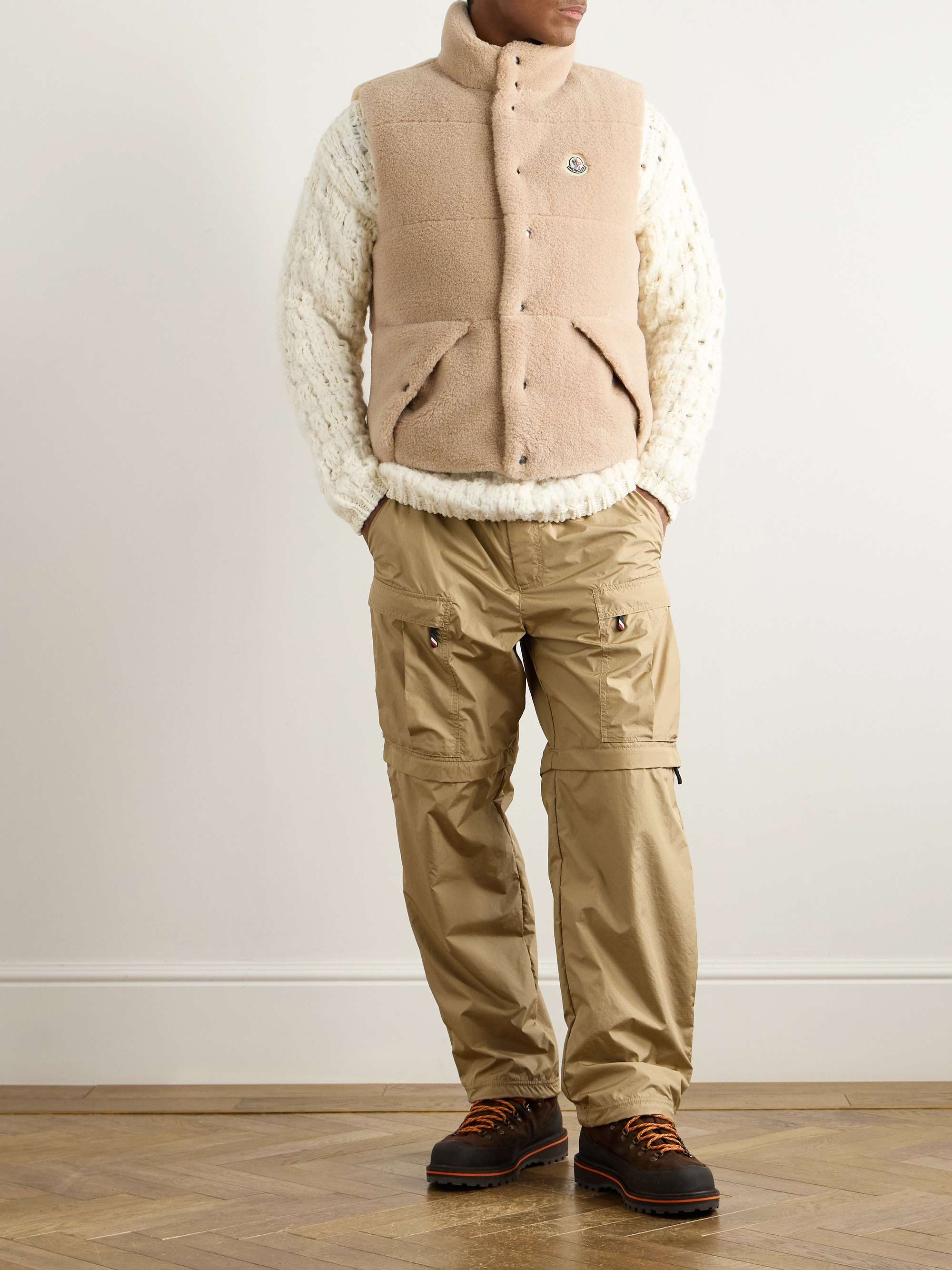Colbricon Reversible Quilting Fleece and Shell Down Vest view