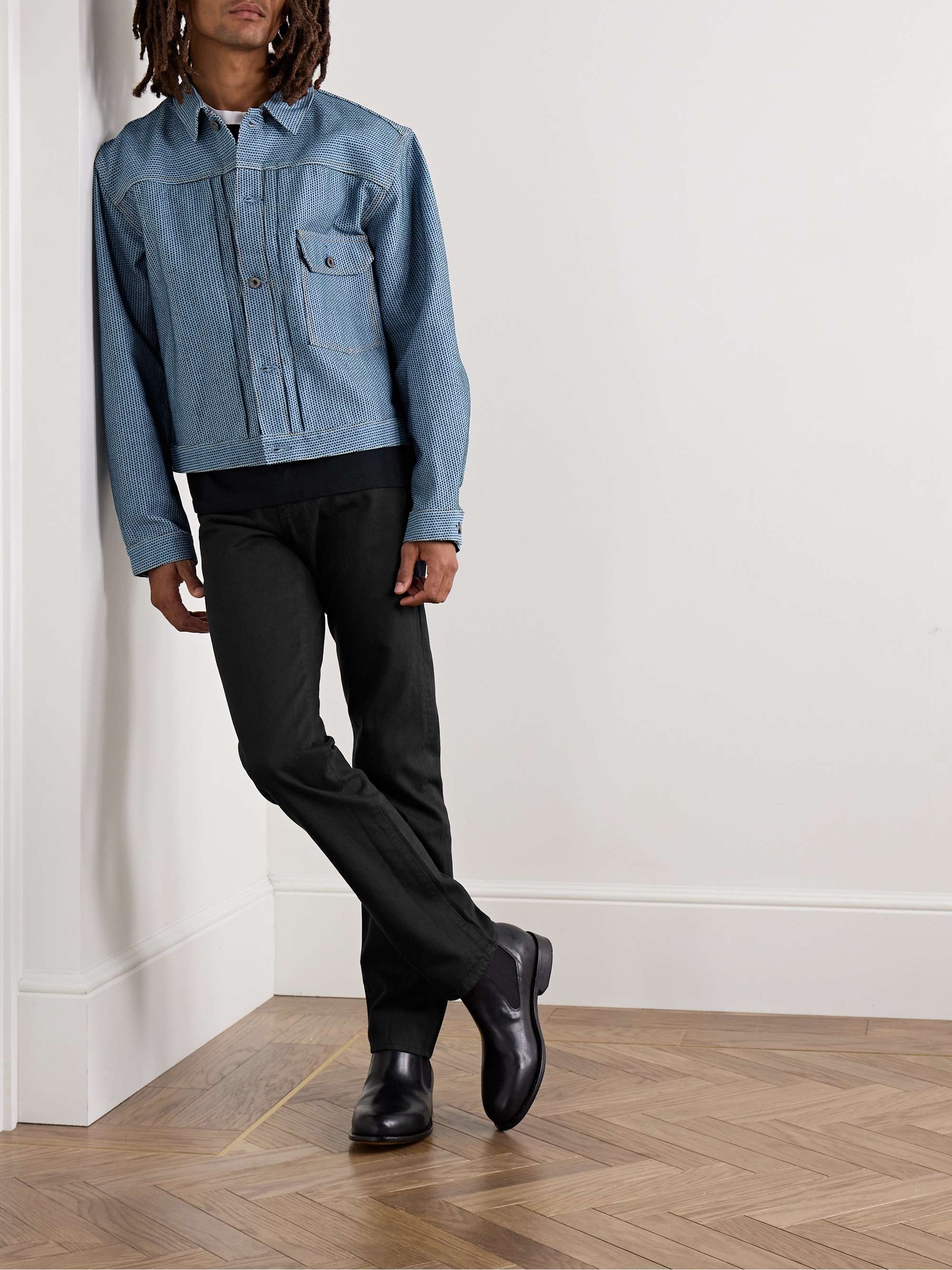 Social Sculpture 19 Slim-Fit Straight-Leg Selvedge Jeans view