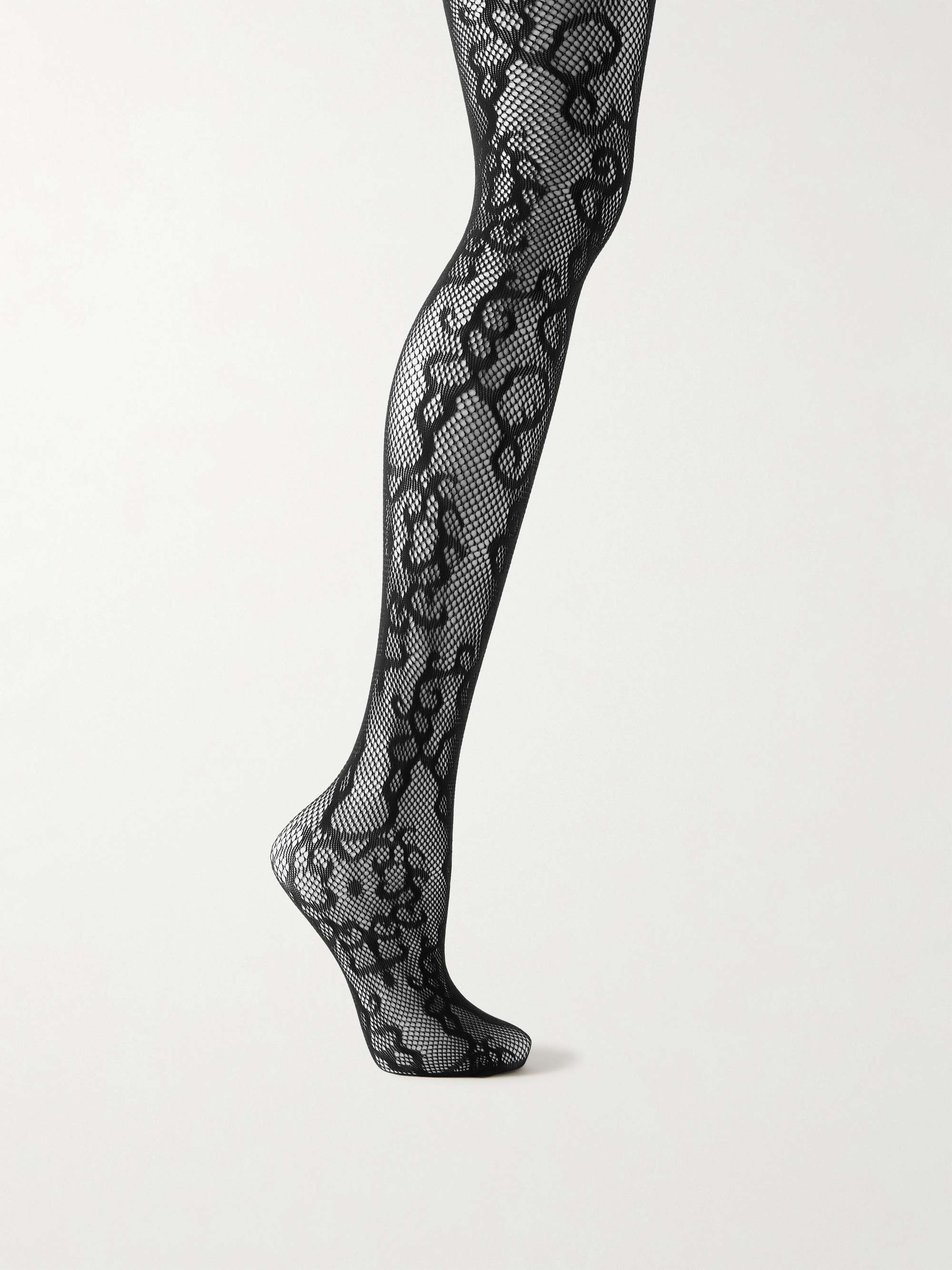 Chorley stretch-lace tights view