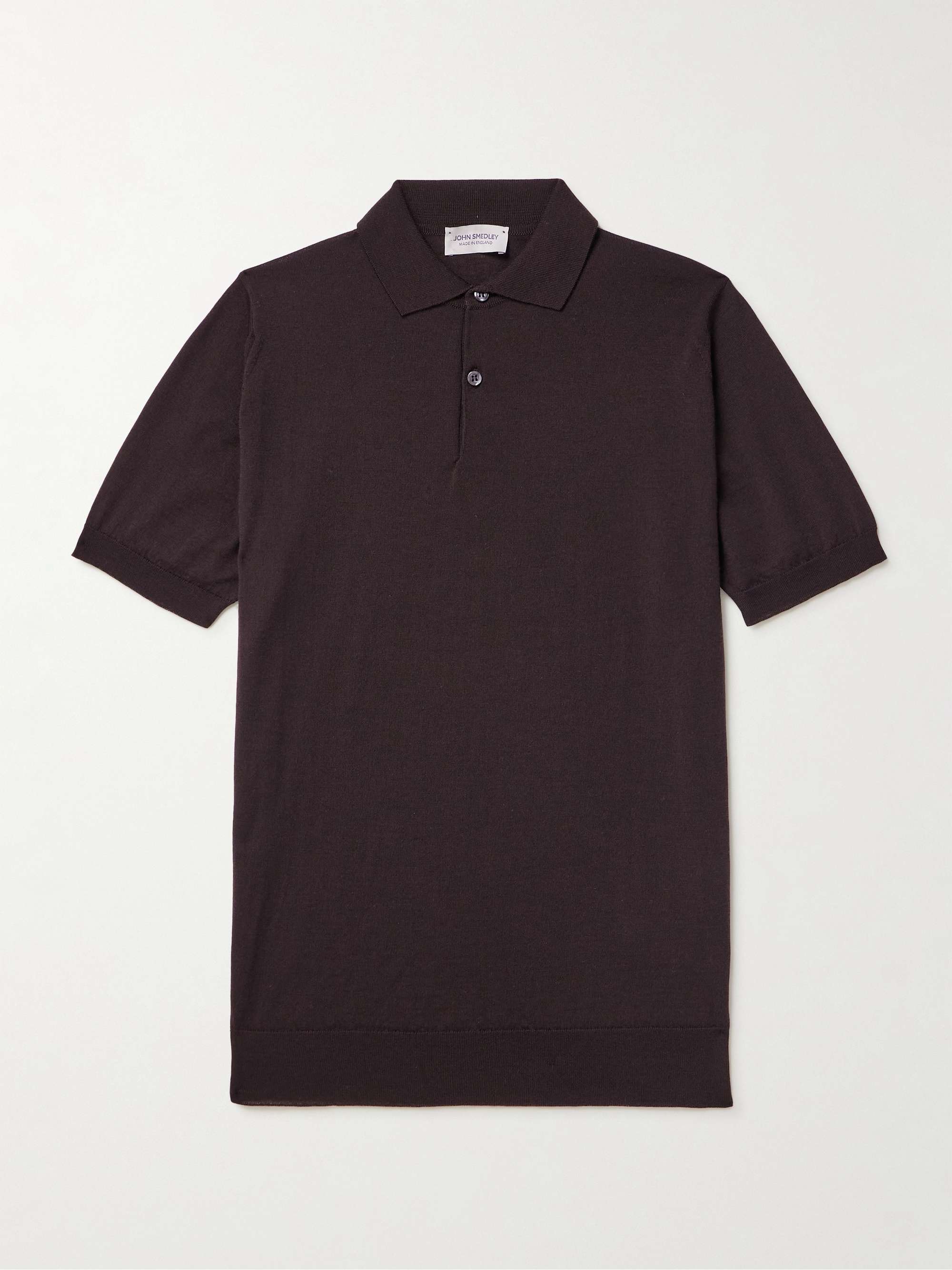 Payton Slim-Fit Merino Wool Polo Shirt view
