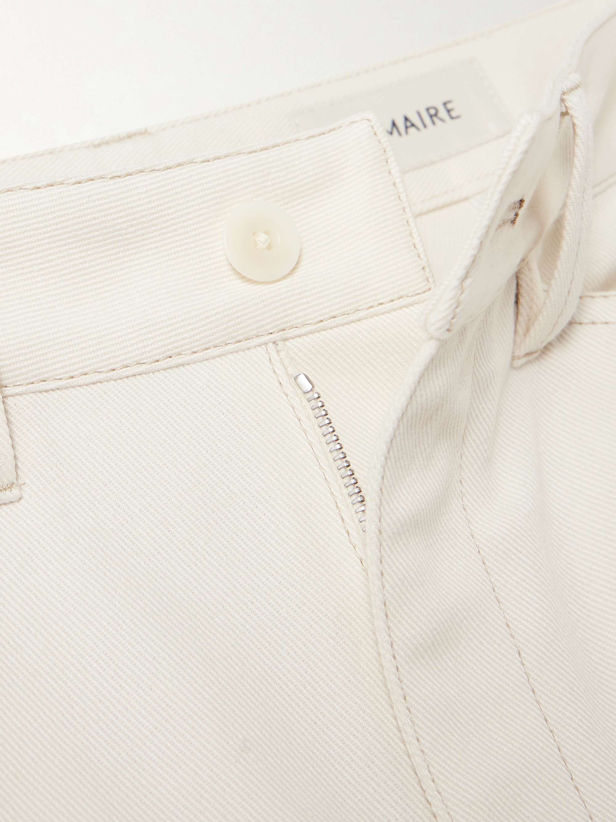 Twisted high-rise barrel-leg jeans view