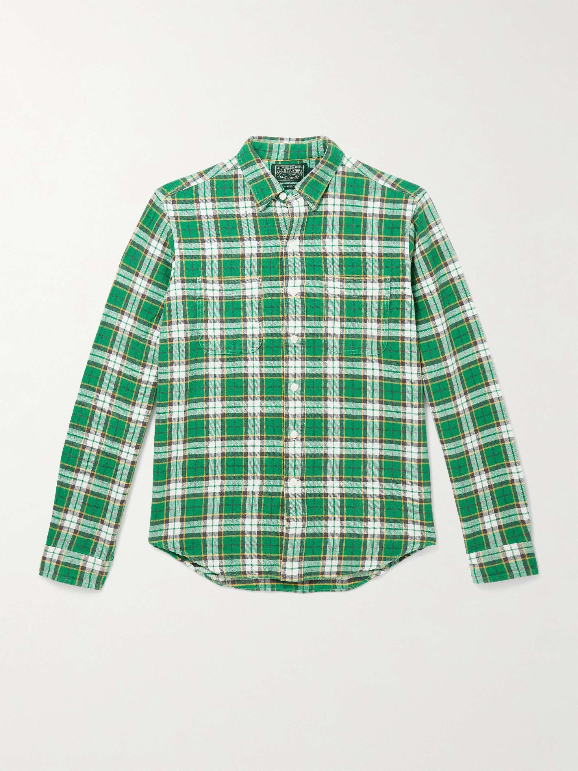 Polo Country Checked Cotton-Flannel Shirt view