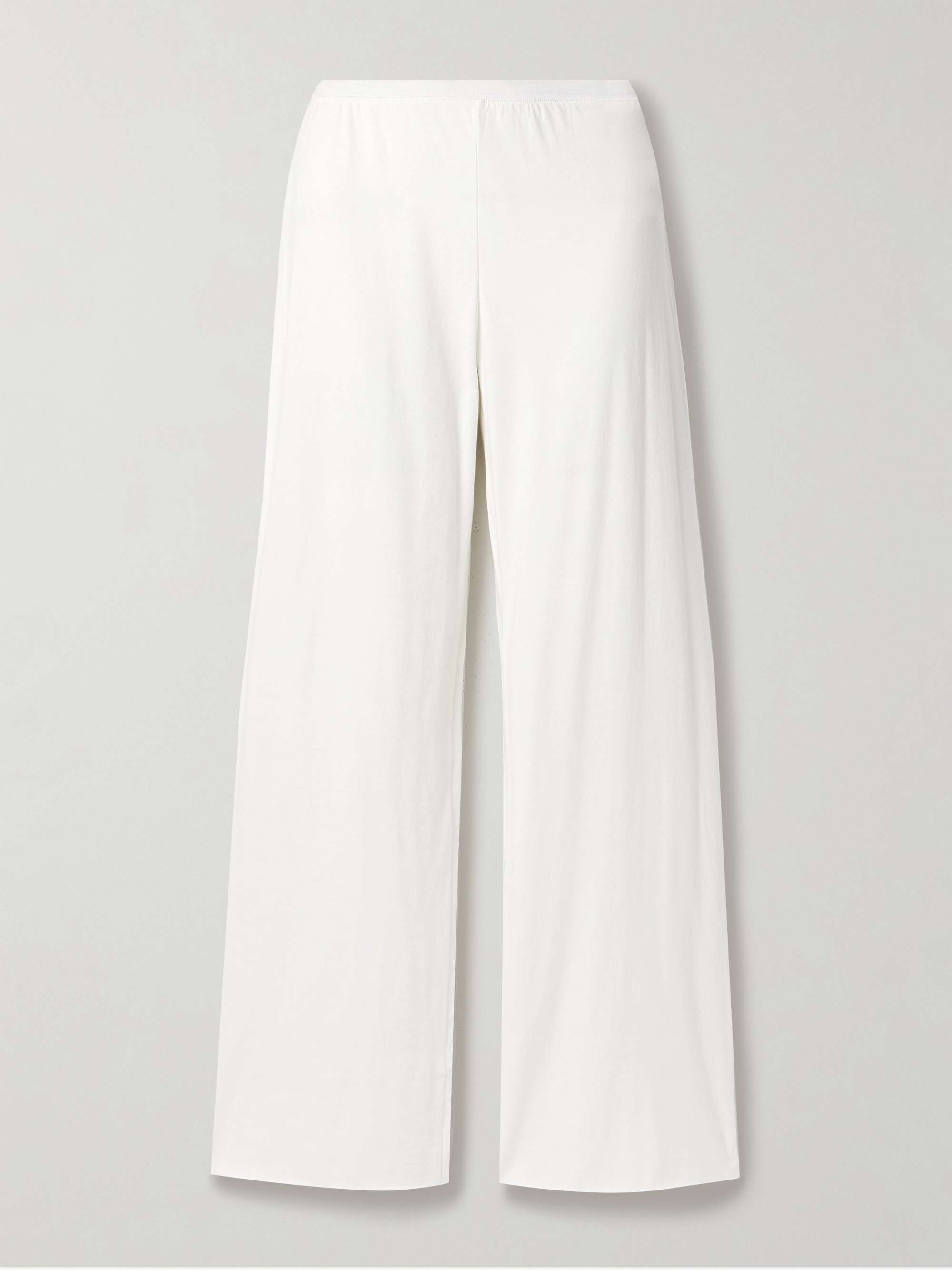 Organic Pima cotton-jersey pajama pants view