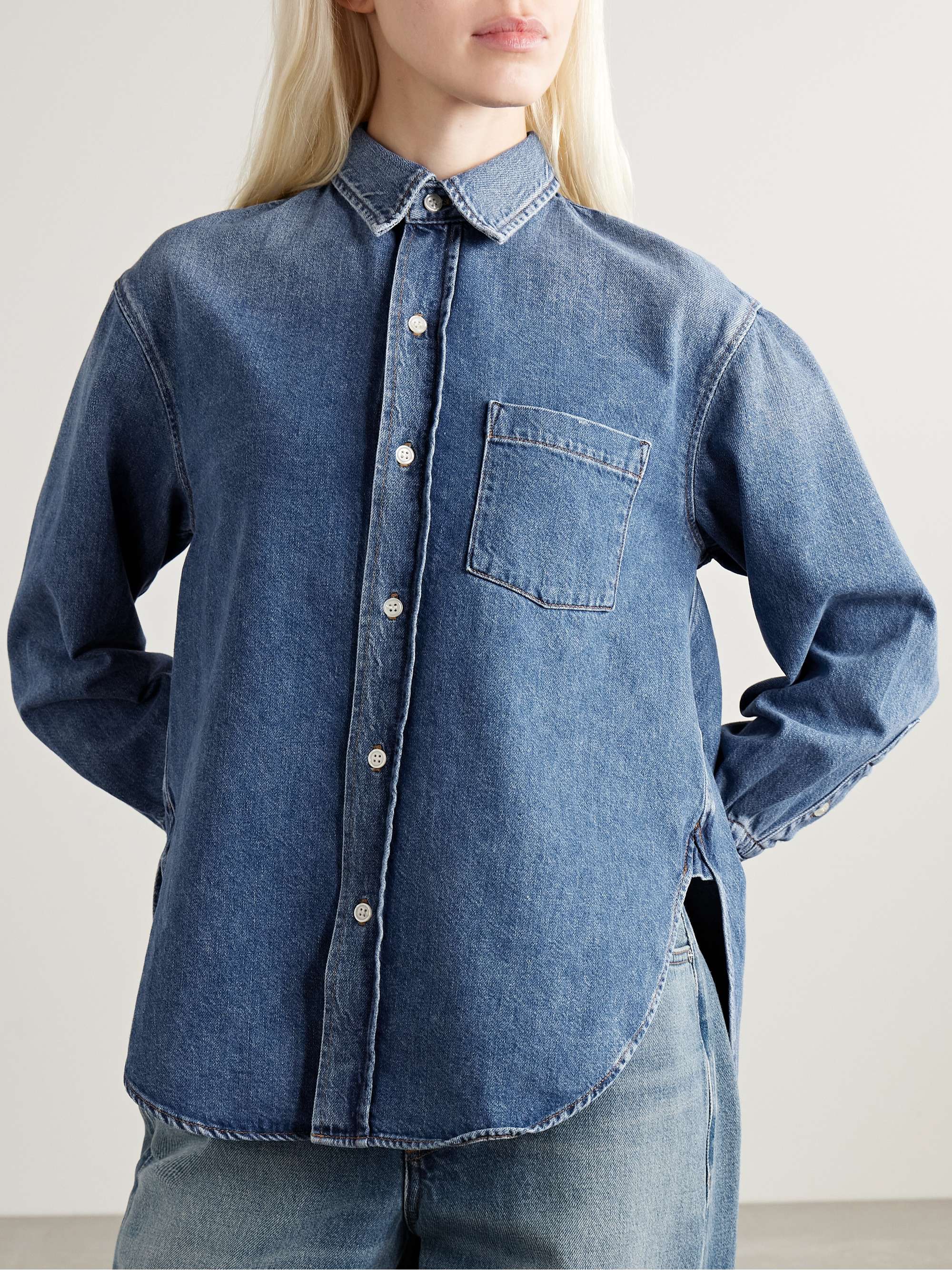 + Argent Harris denim shirt view