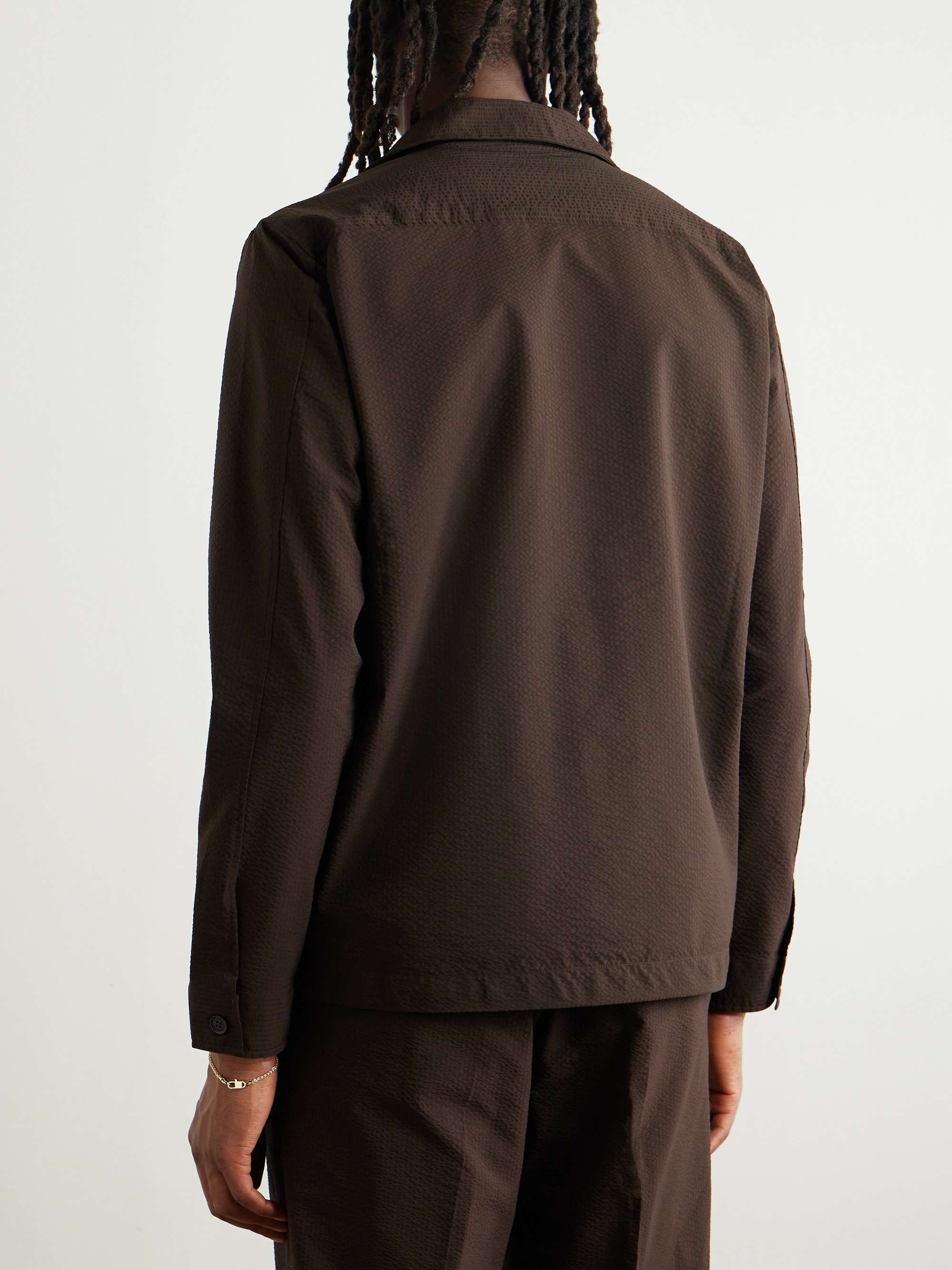 Zander 1924 Striped Seersucker Overshirt view