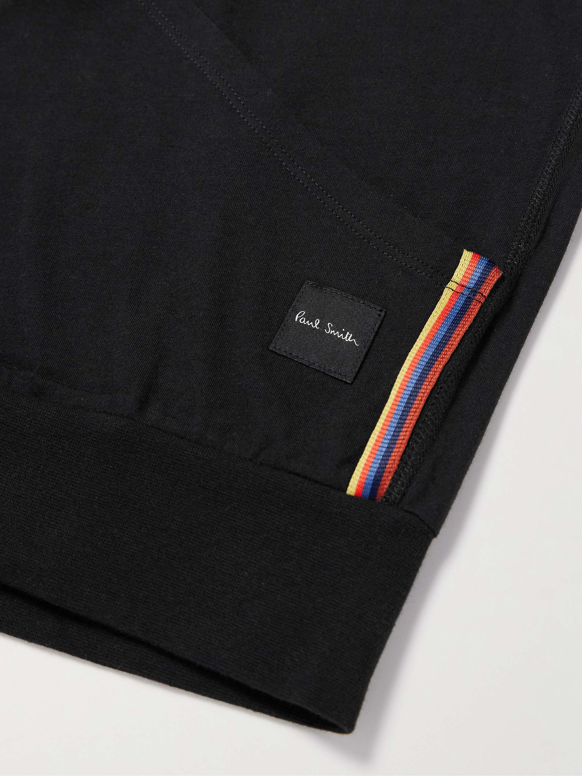 Grosgrain-Trimmed Cotton-Jersey Zip-Up Hoodie view