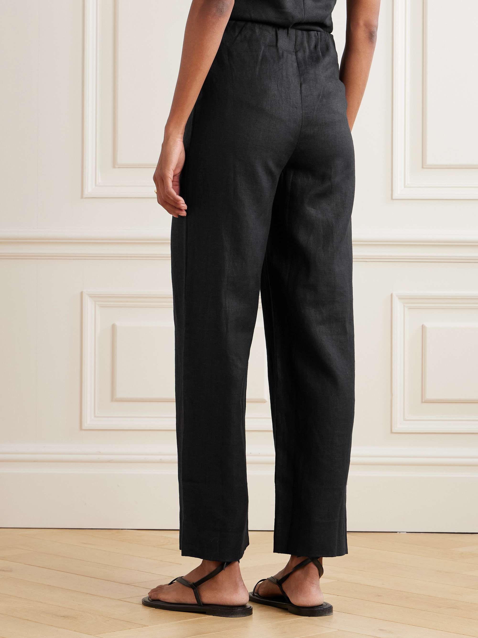 Meave linen wide-leg pants view