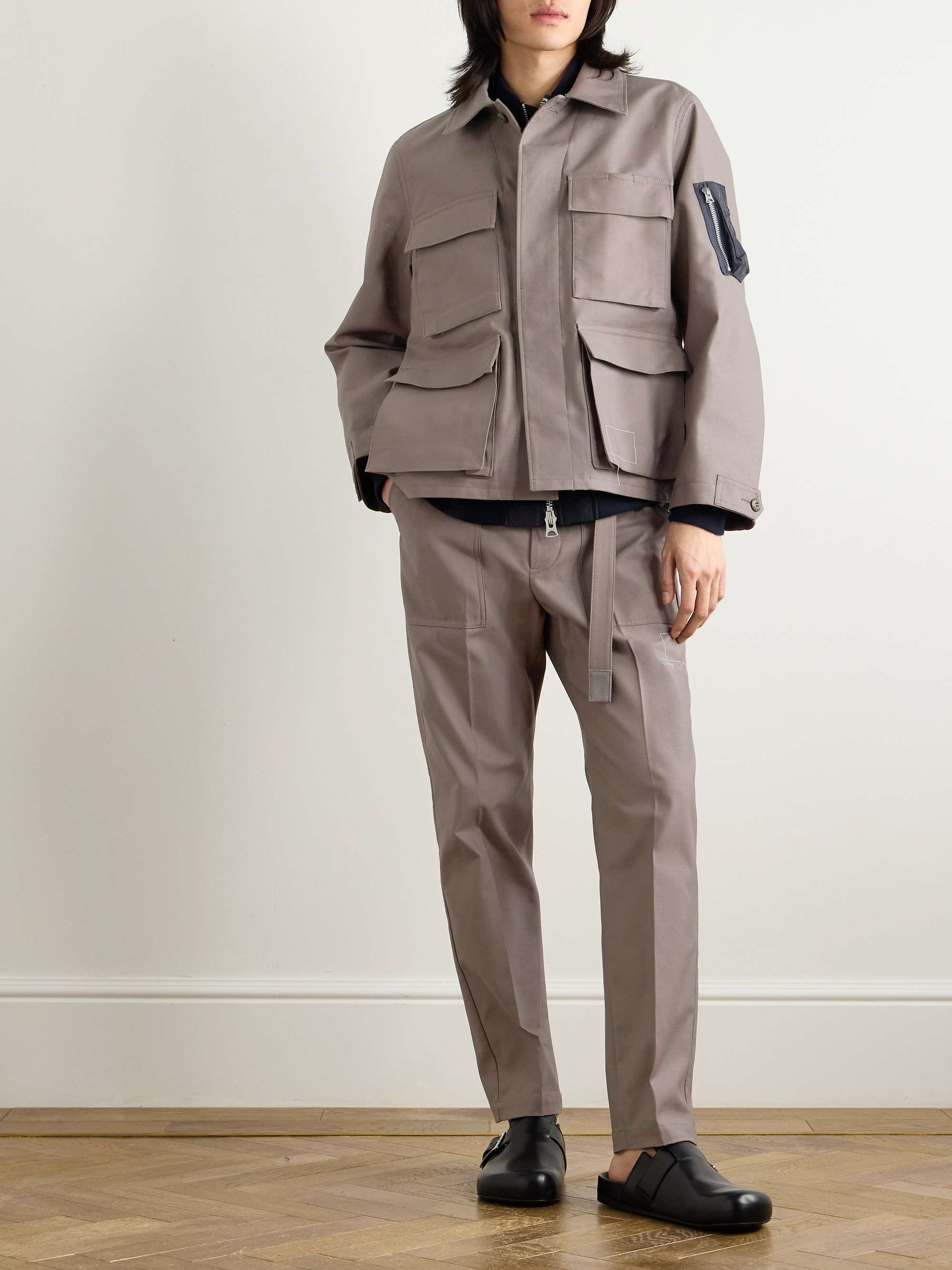 + WTAPS Nylon-Trimmed Cotton-Canvas Jacket view