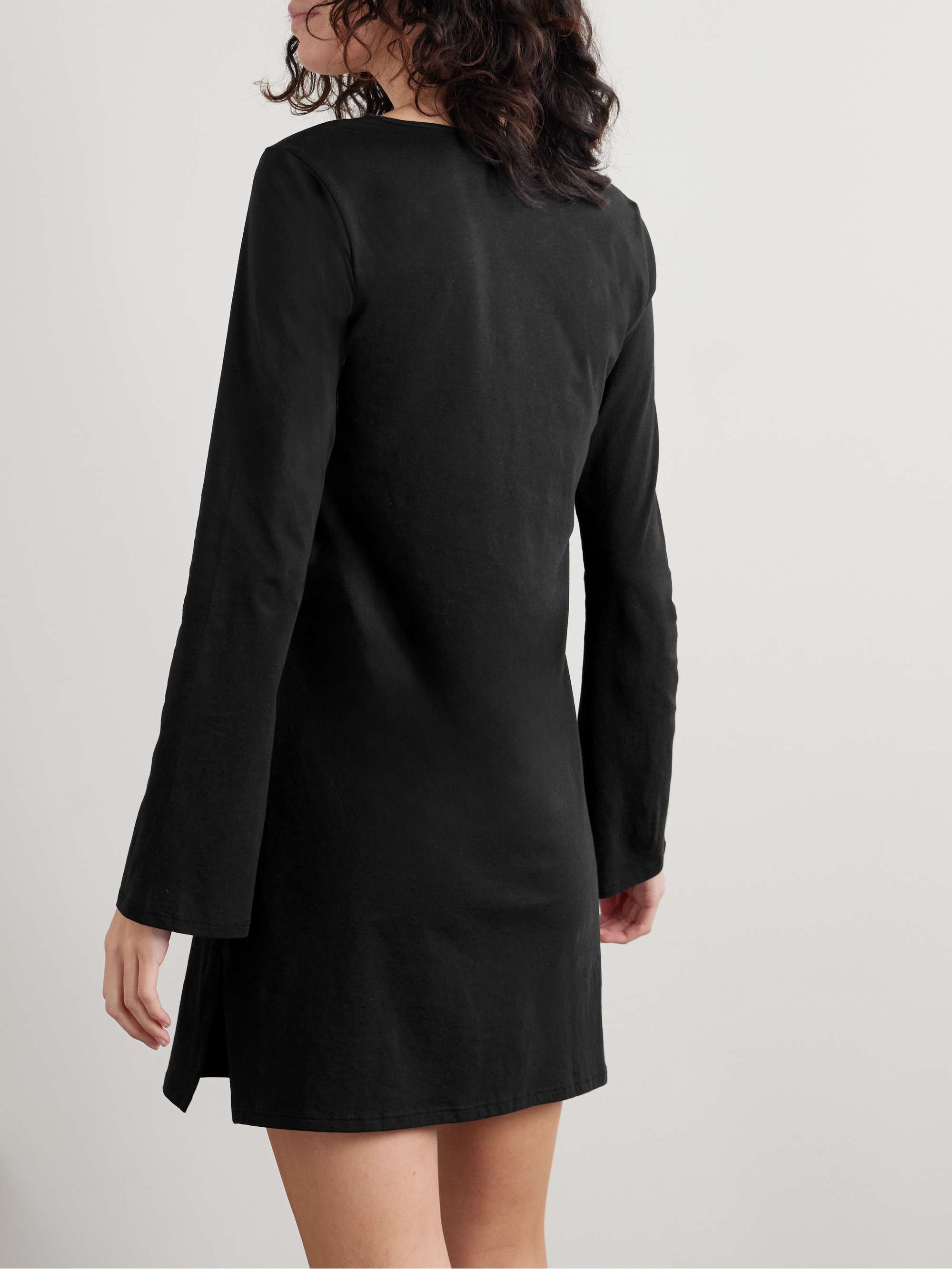 Carmine organic Pima cotton-jersey nightdress view