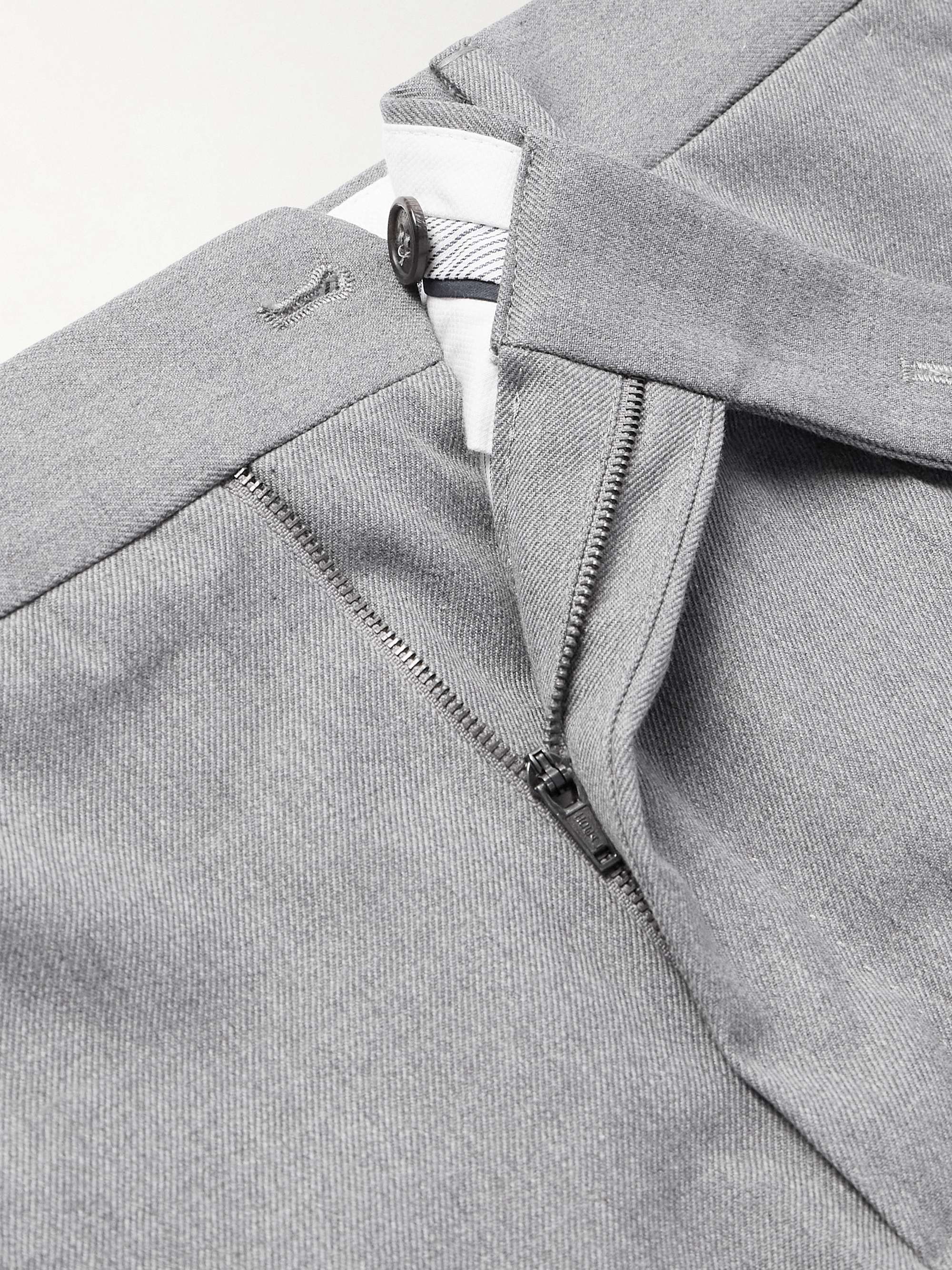 Venezia 1951 Tapered Cotton and Virgin Wool-Blend Twill Trousers view