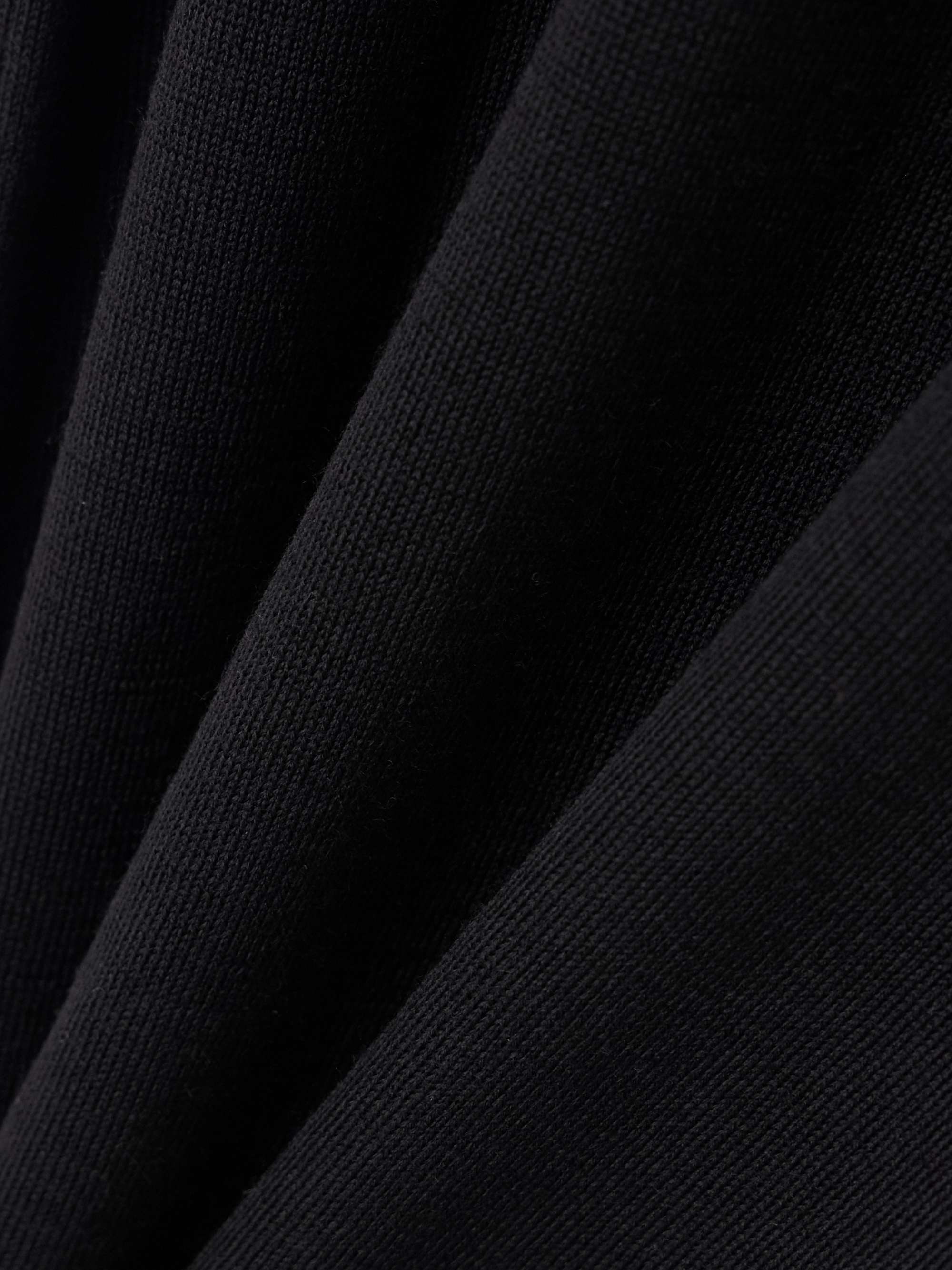 Open-back wool maxi dress view