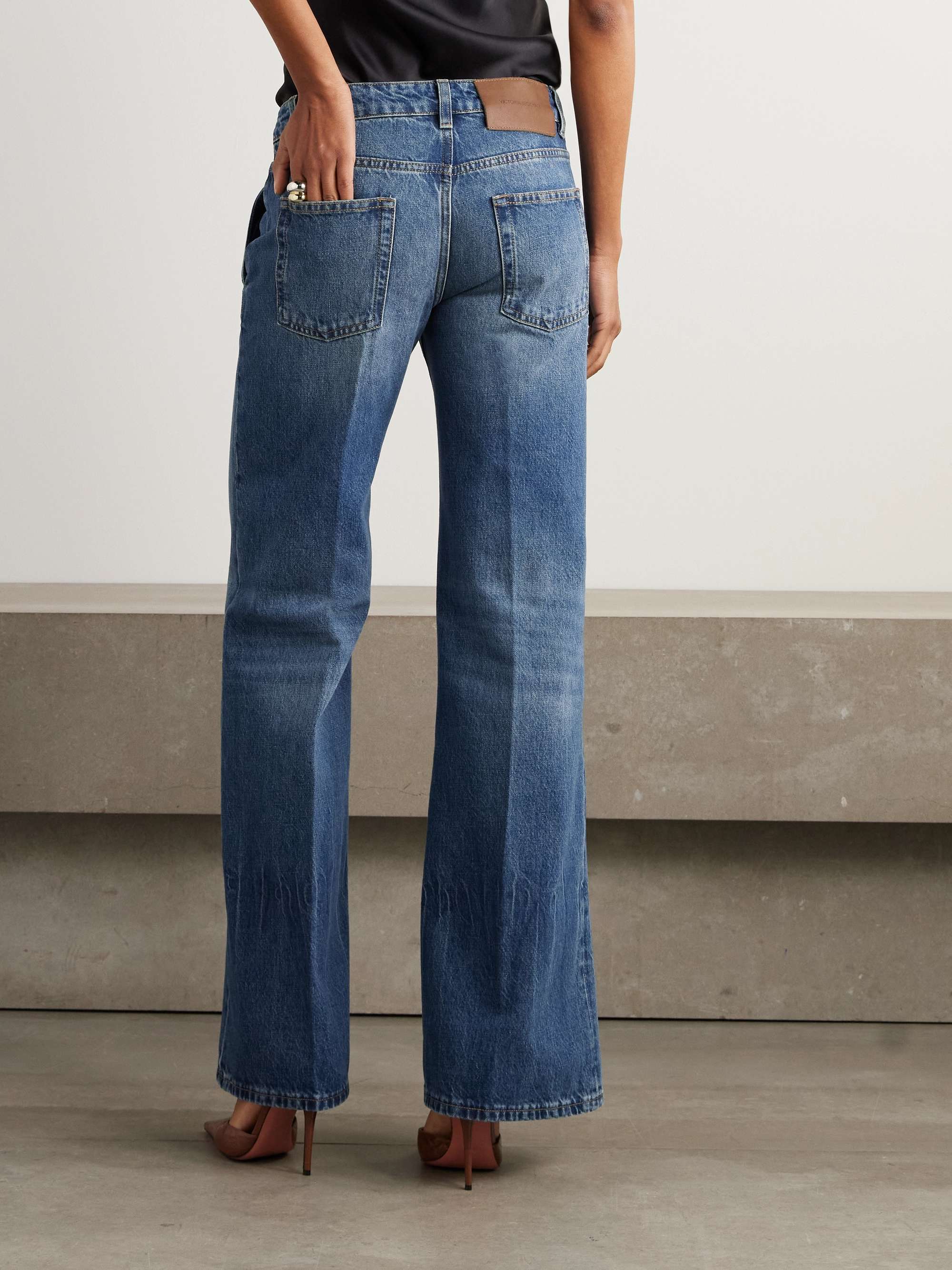 Gigi low-rise flared jeans view
