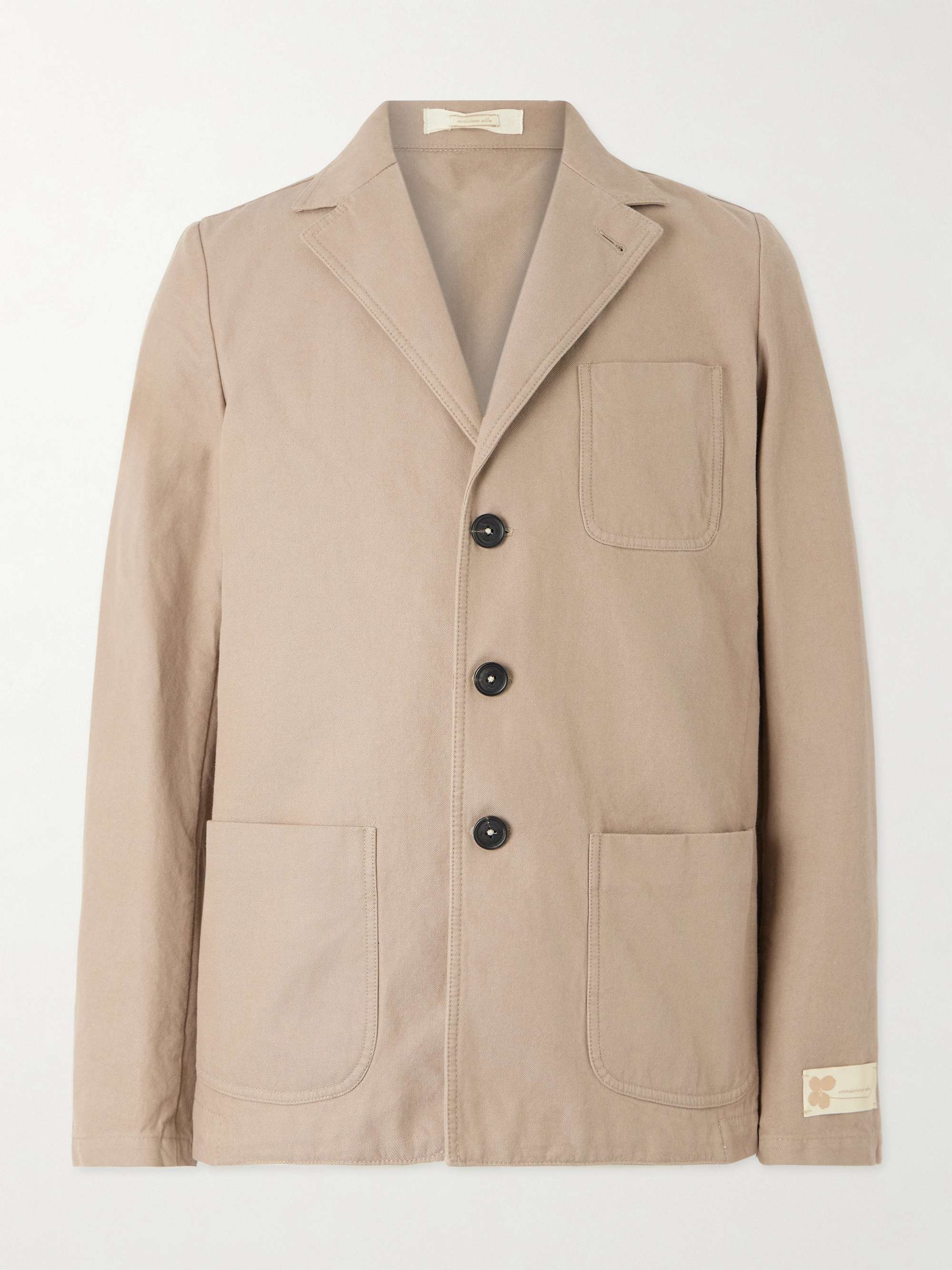 Baglietto Unstructured Cotton-Twill Blazer view