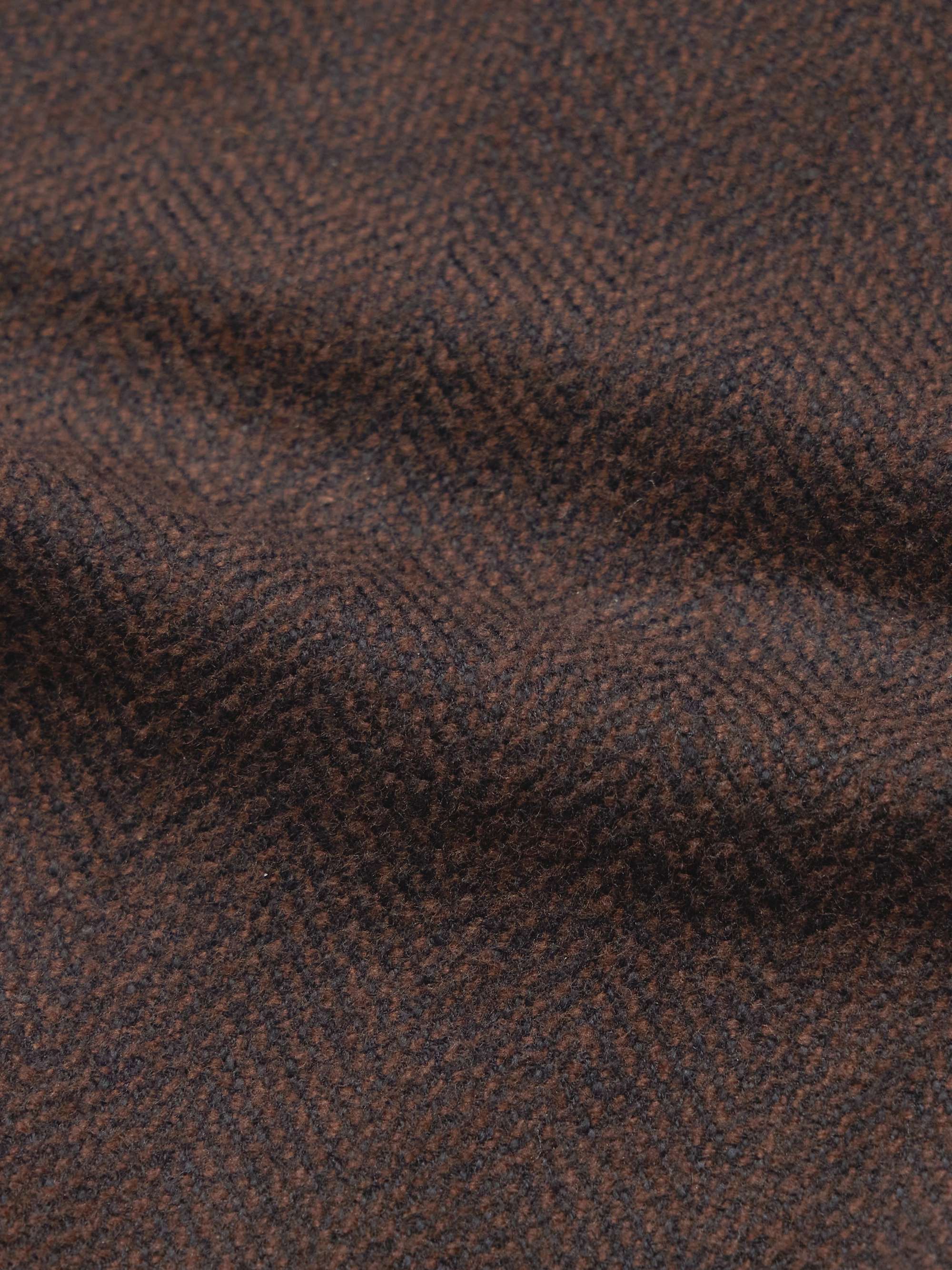 Herringbone Cotton-Flannel Overshirt view