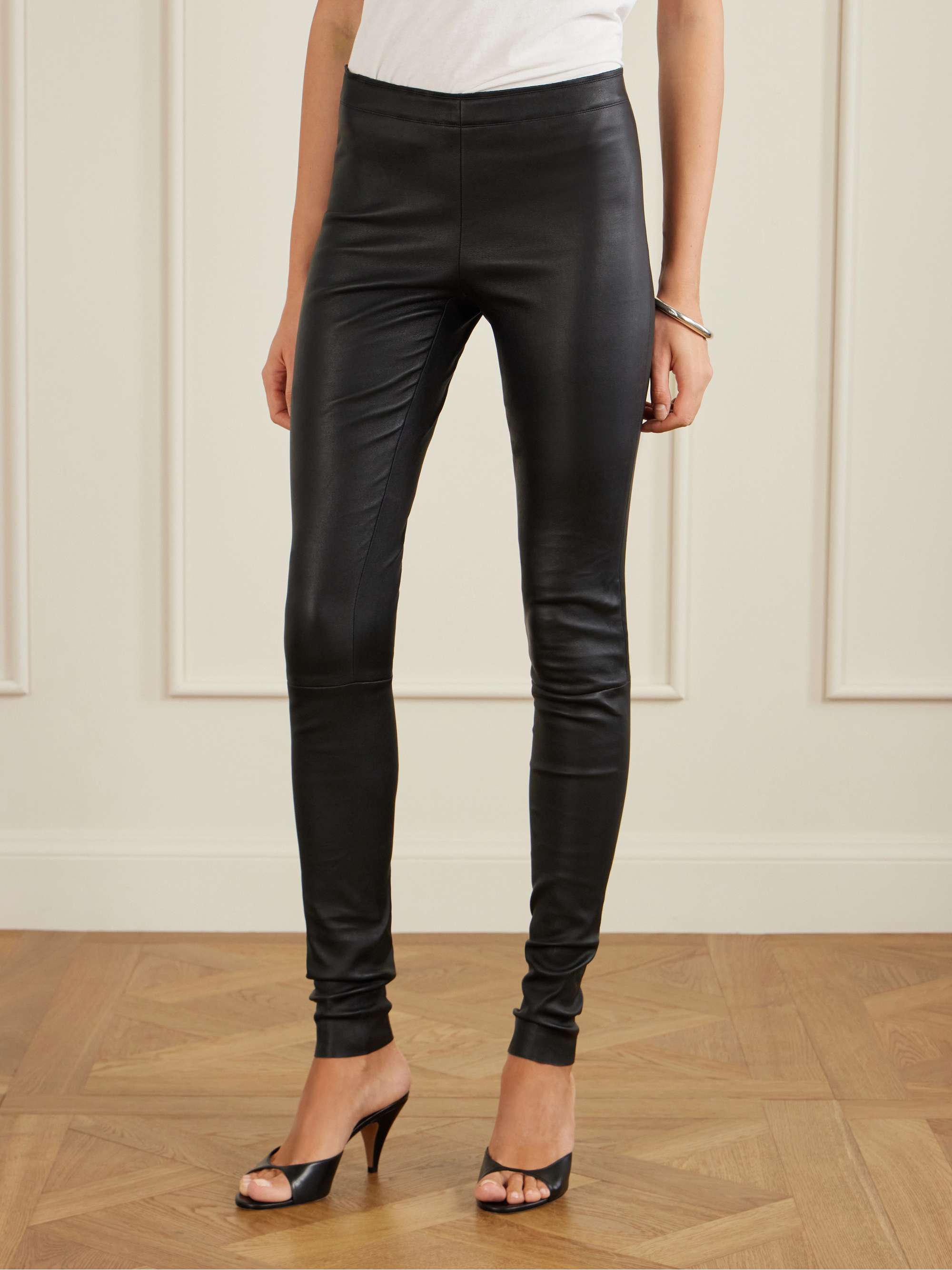 Carolyn leather leggings view