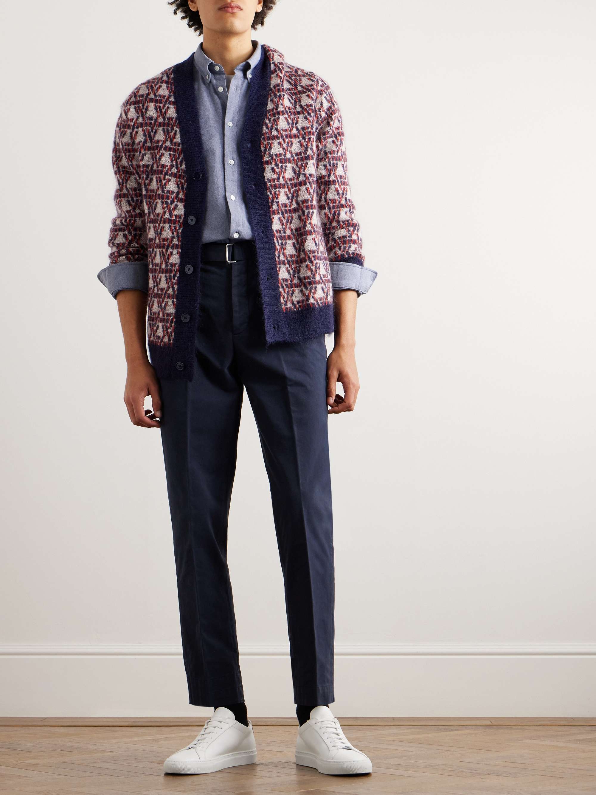 Arne Button-Down Collar Cotton-Poplin Shirt view