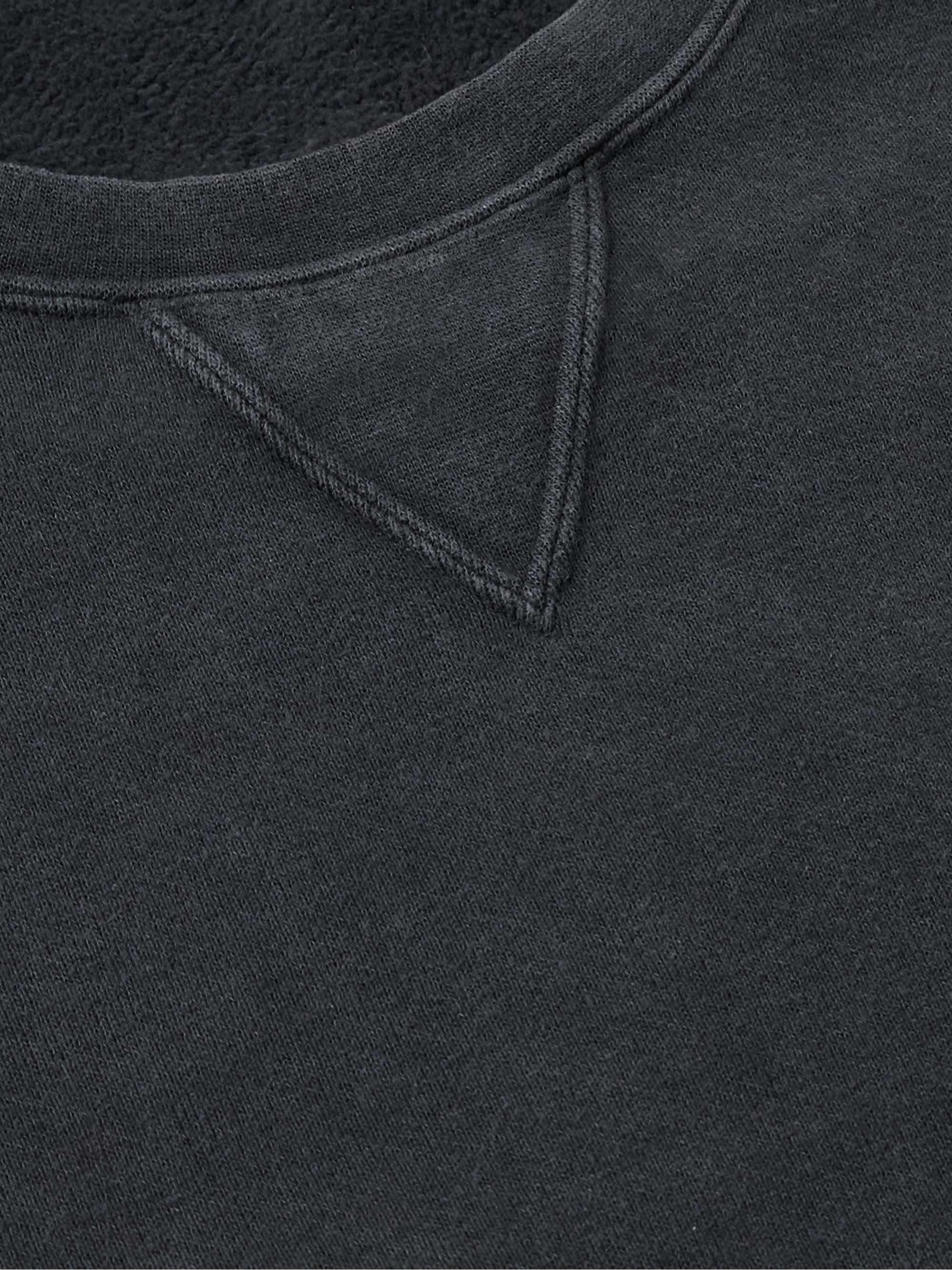 Jumbo SB Garment-Dyed Cotton and Nylon-Blend Jersey Sweatshirt view