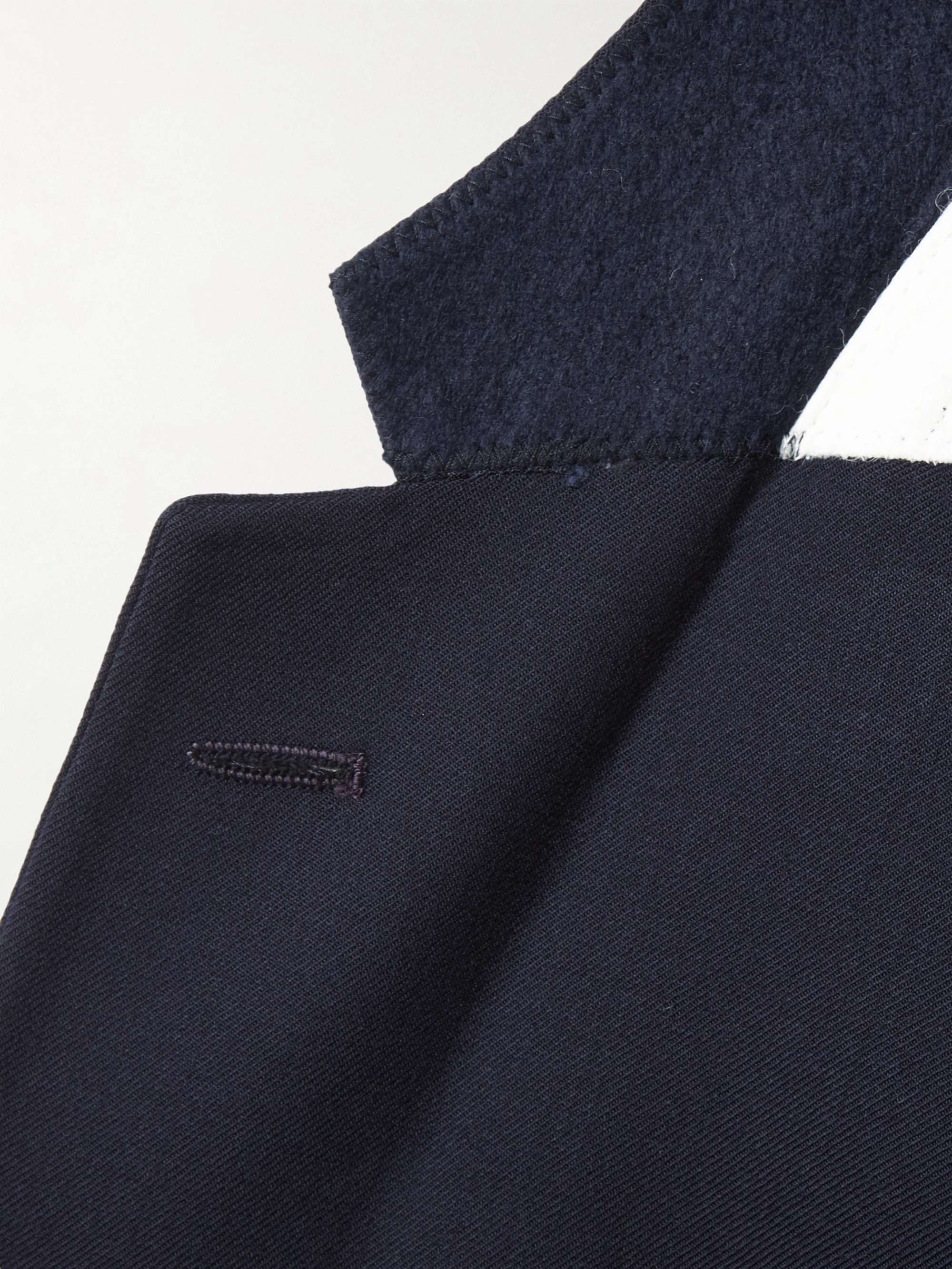 Navy A Suit To Travel In Soho Slim-Fit Wool Suit view