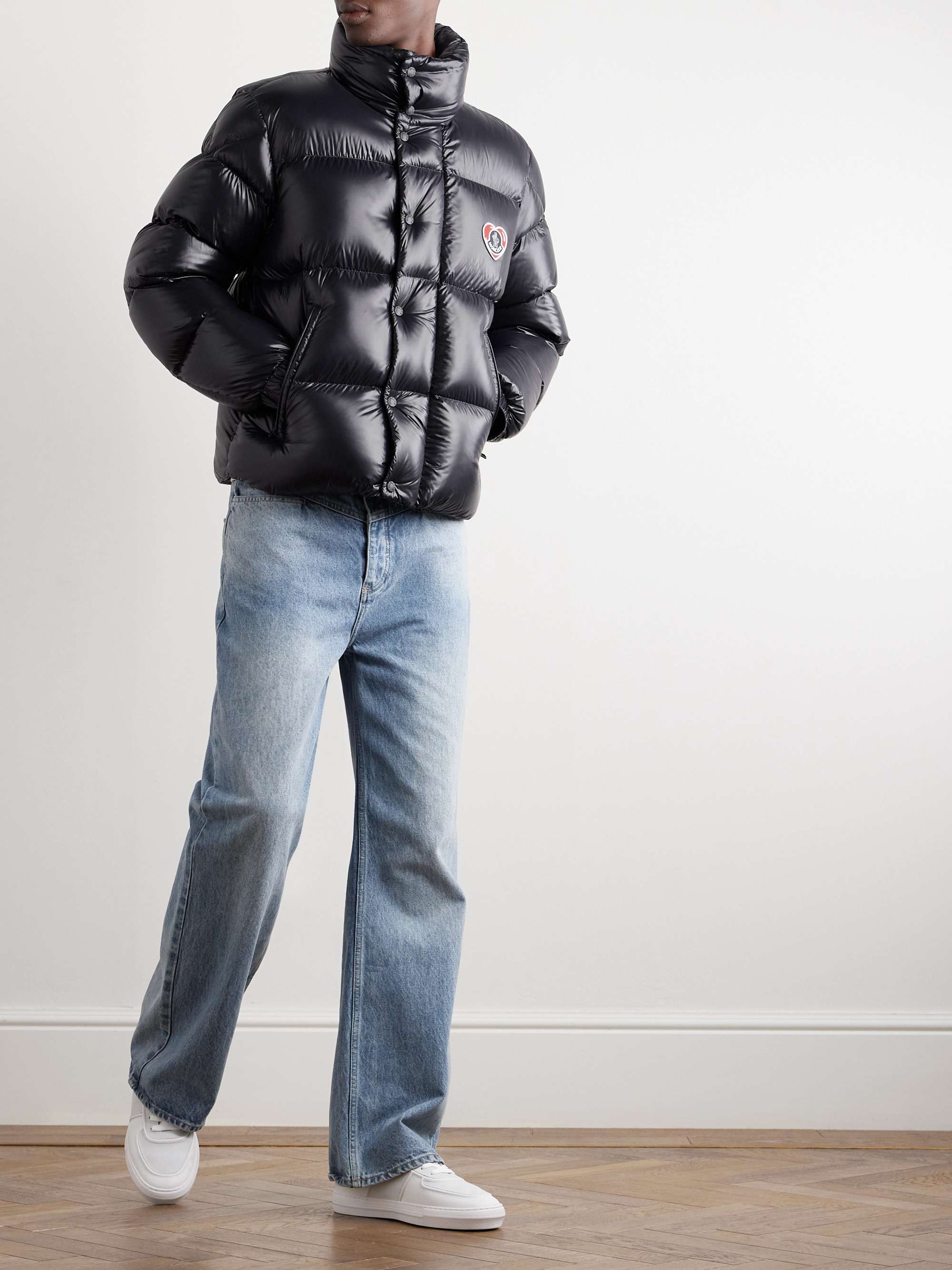 Misam Logo-Appliquéd Quilted Shell Down Jacket view