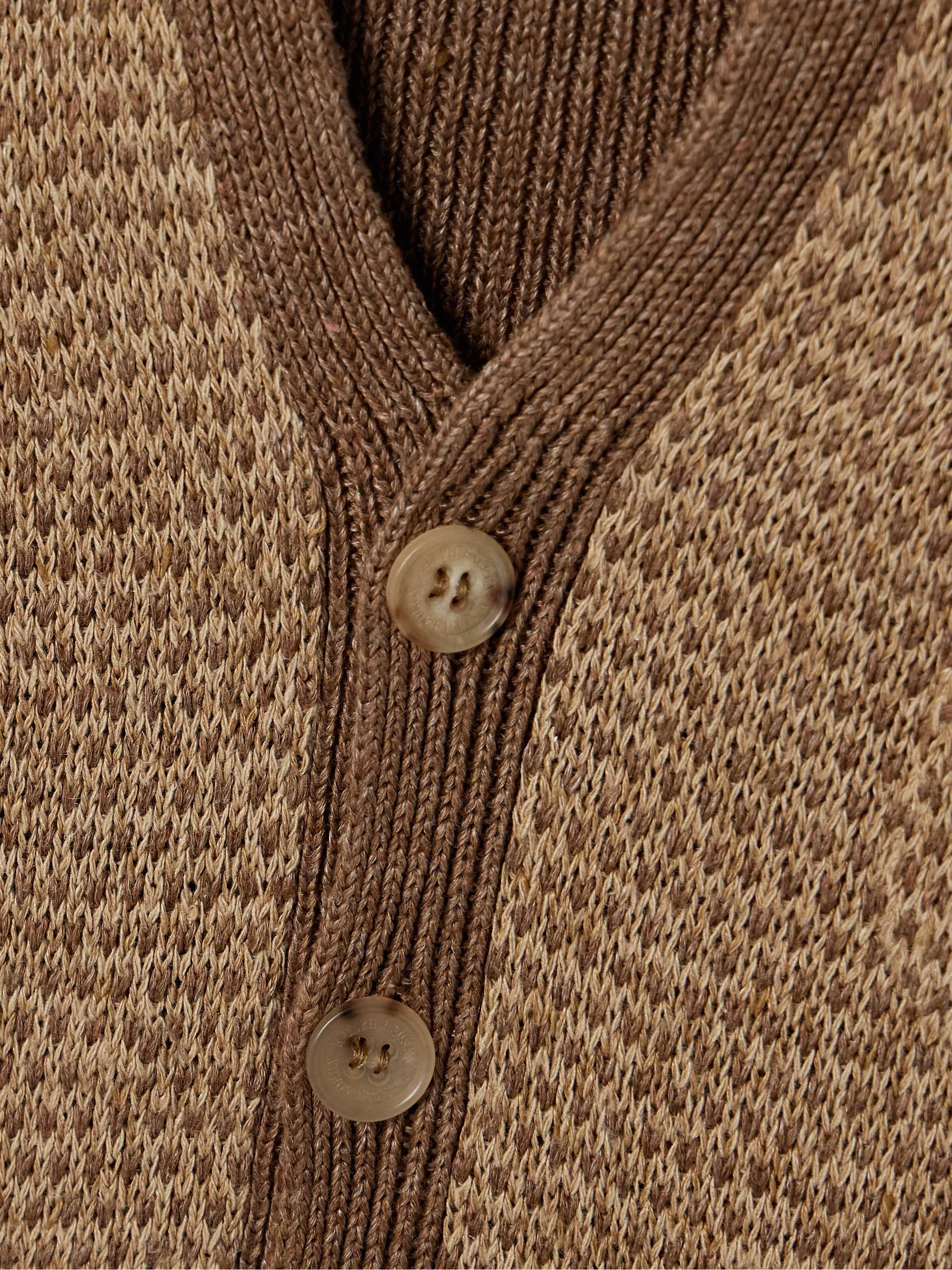Linen and silk-blend vest view