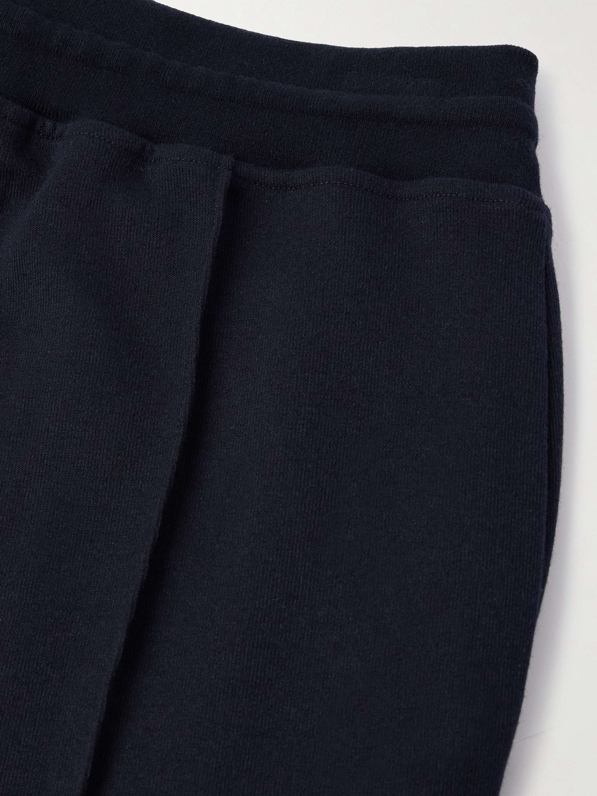 Whitney Tapered Cotton, Silk and Cashmere-Blend Jersey Sweatpants view