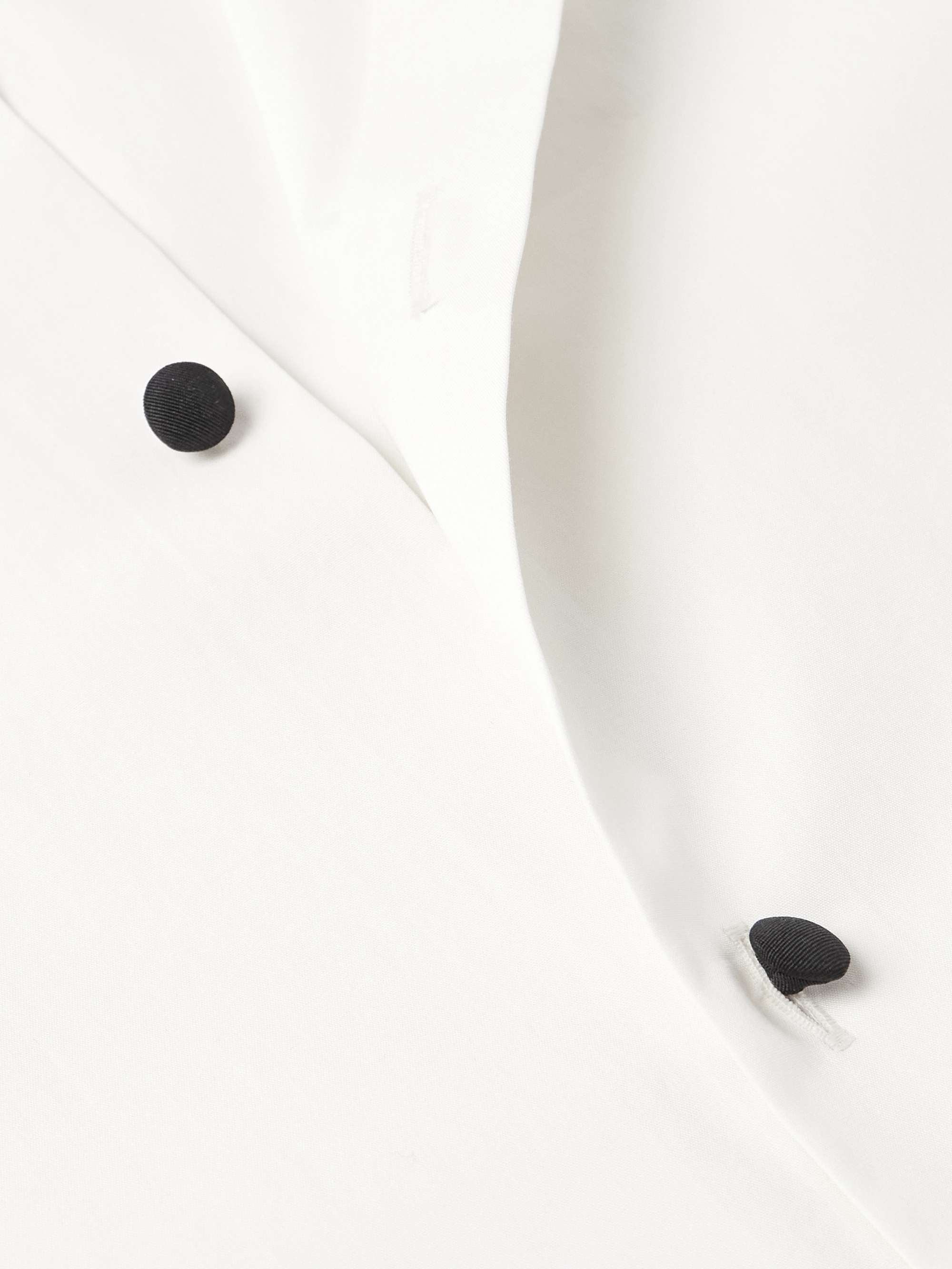 Nehru-Collar Cotton-Poplin Shirt view