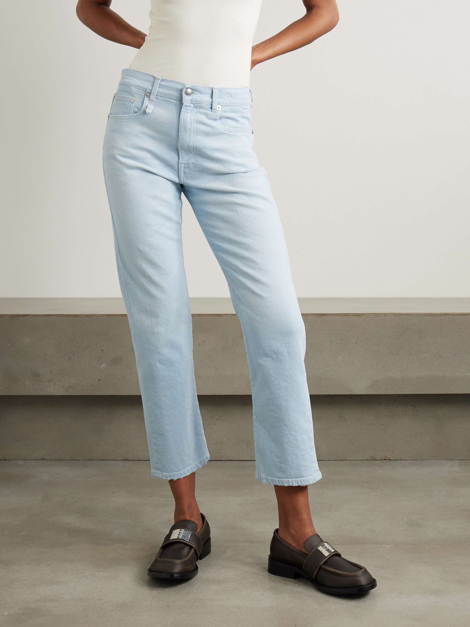 Romeo cropped high-rise slim-leg jeans view