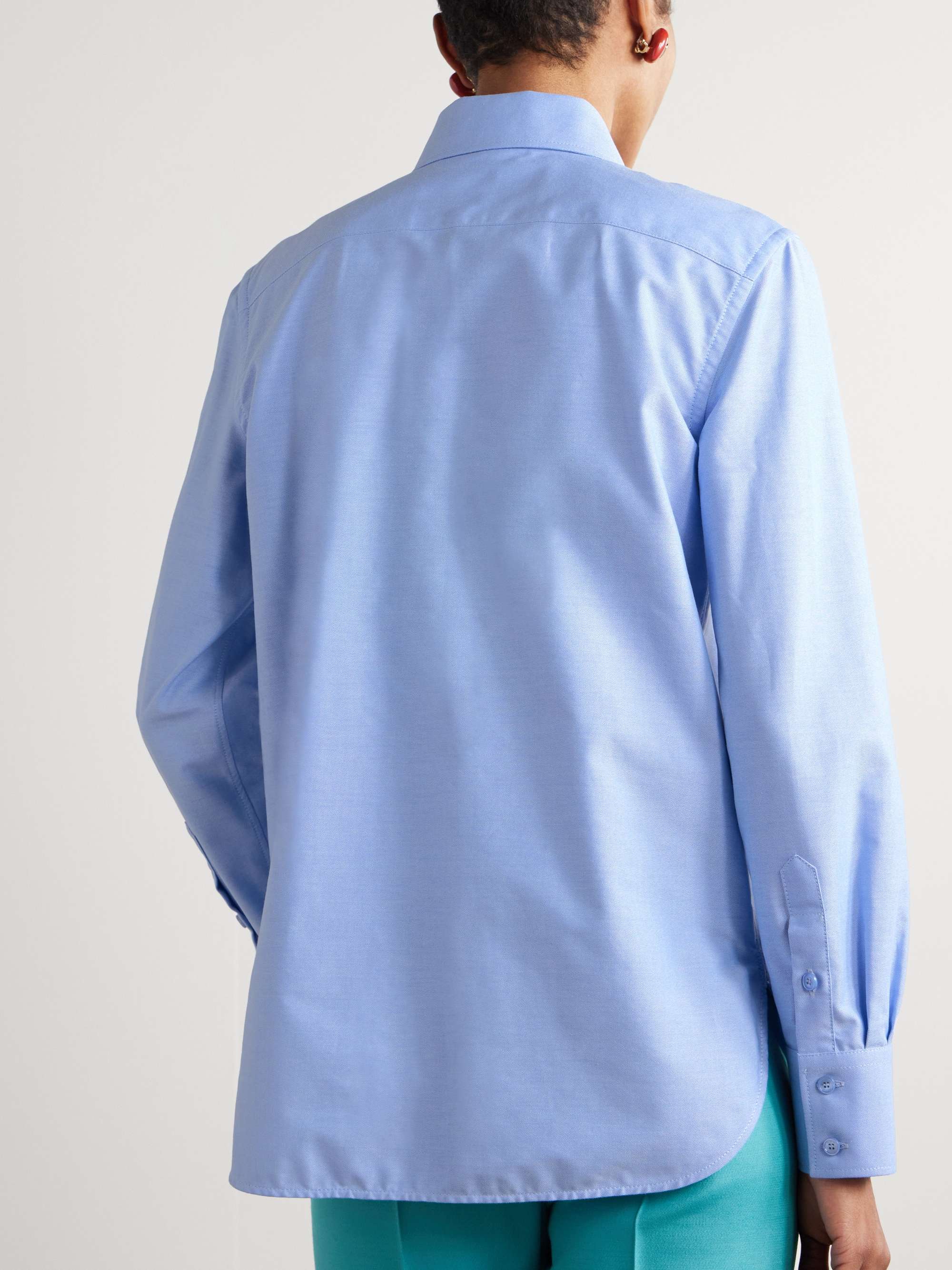 Embellished cotton Oxford shirt view
