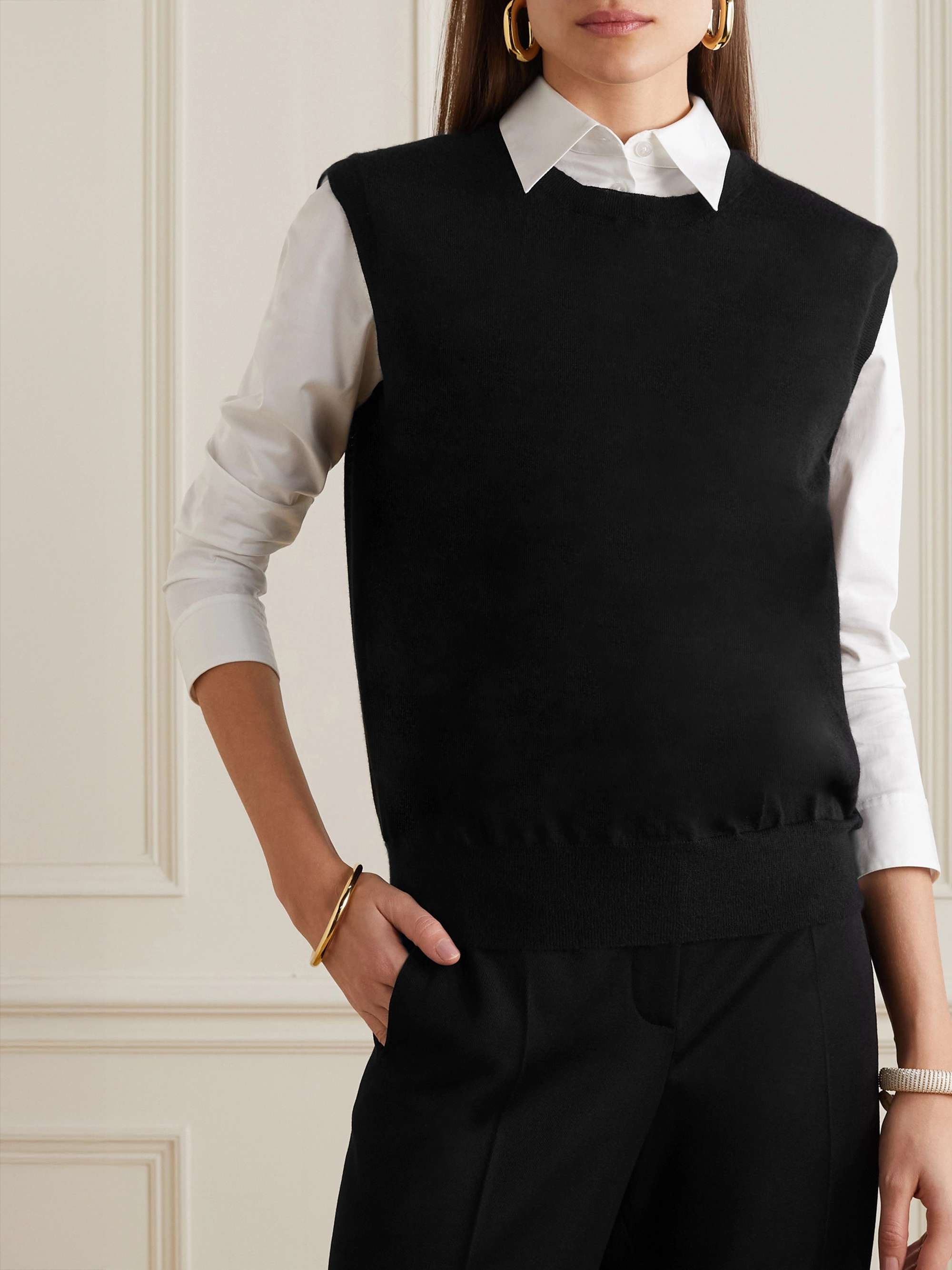 Balham cashmere top view