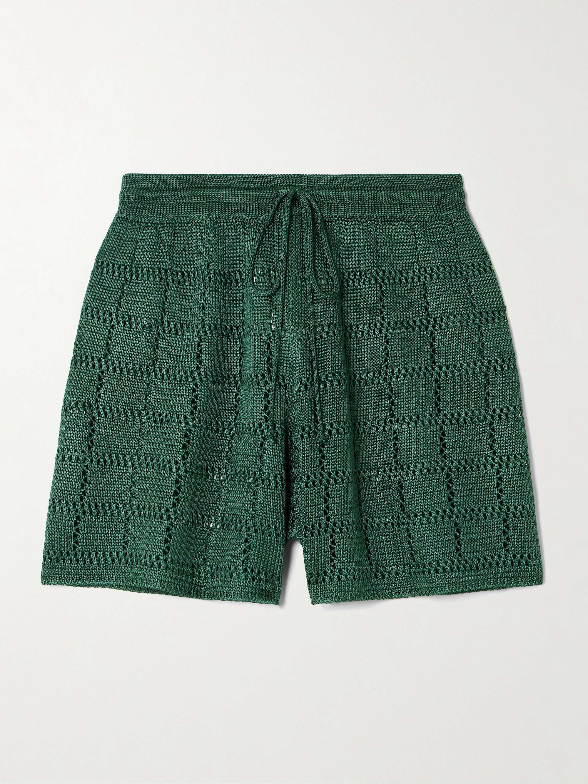 Open-knit shorts view