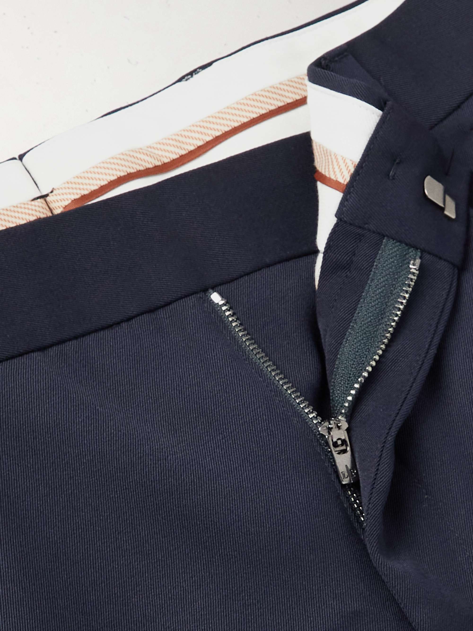City Slim-Fit Virgin Wool Trousers view