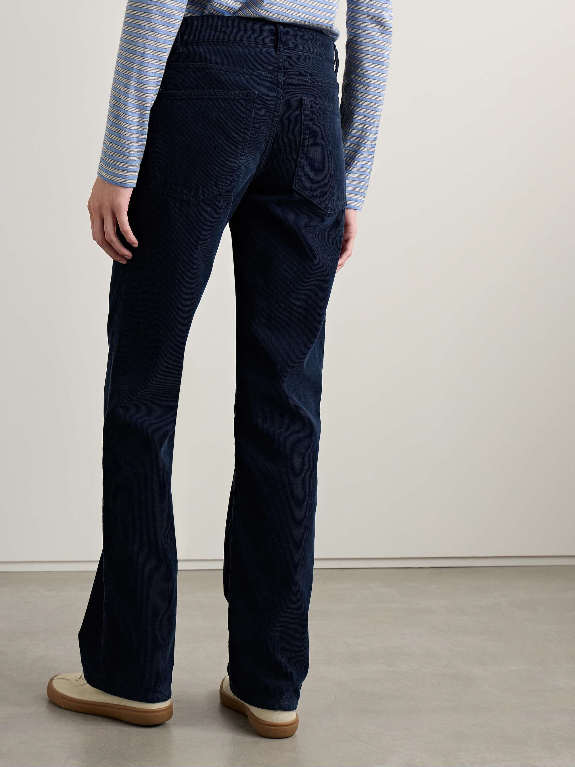 Carlyl cotton-corduroy straight-leg pants view