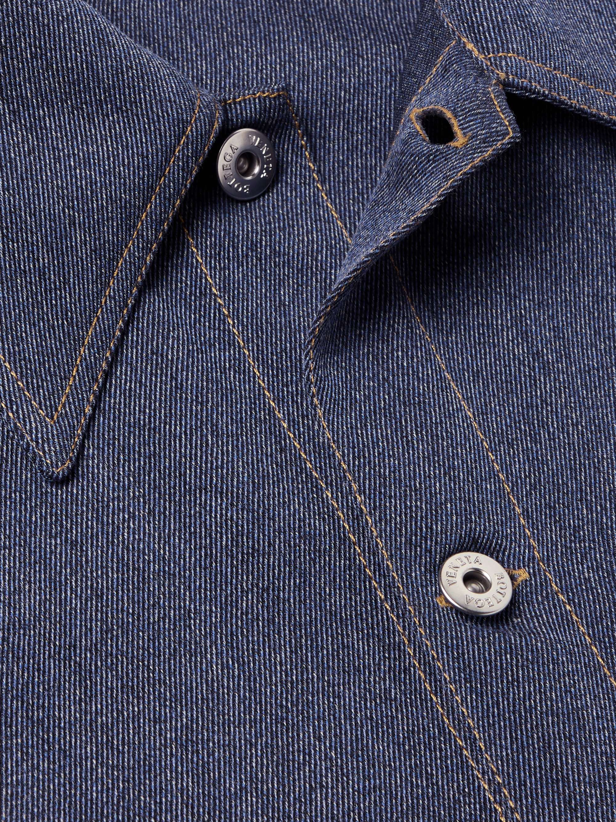 Oversized Wool and Cotton-Blend Drill Shirt view