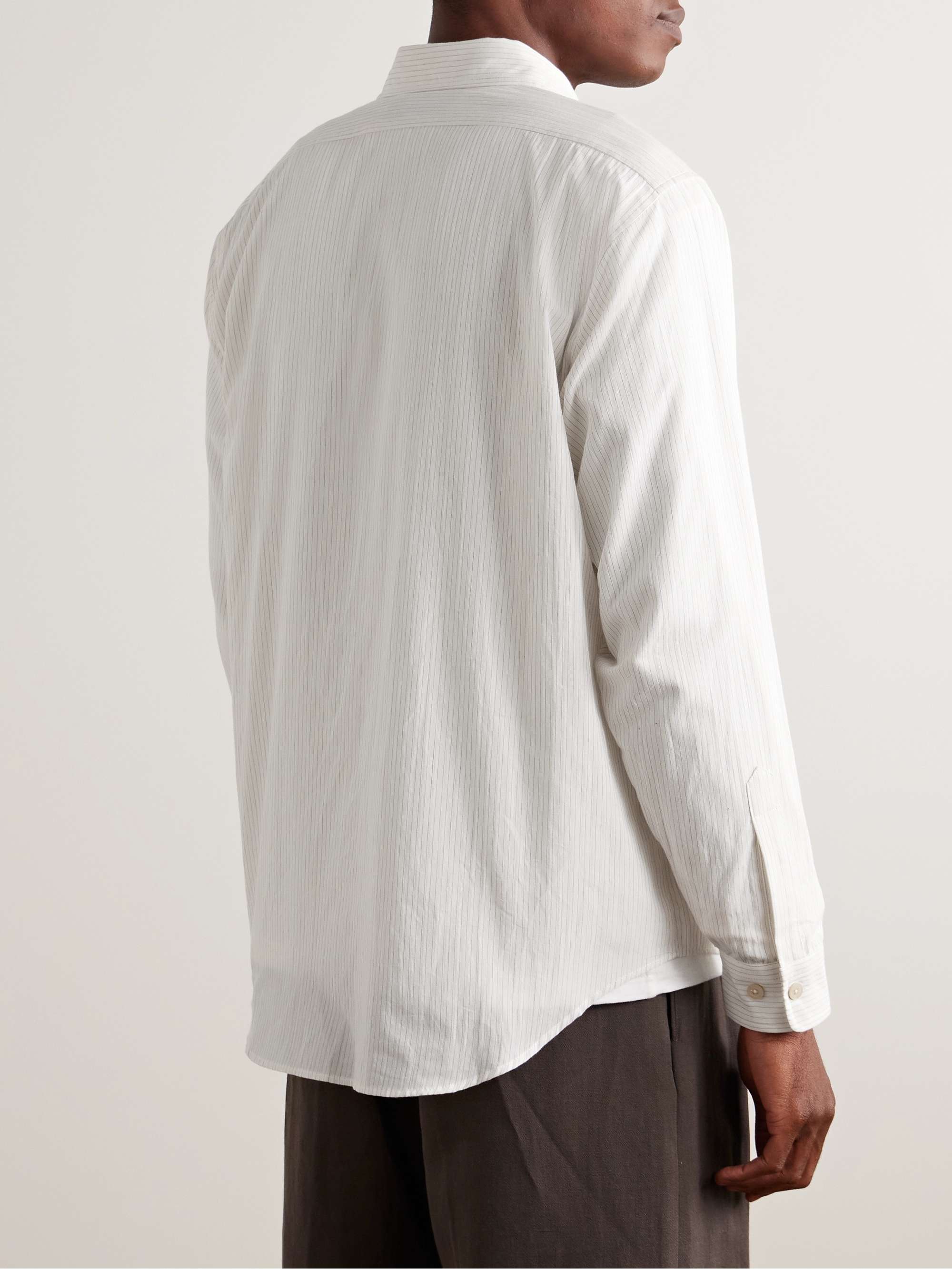 Striped Cotton-Voile Shirt view