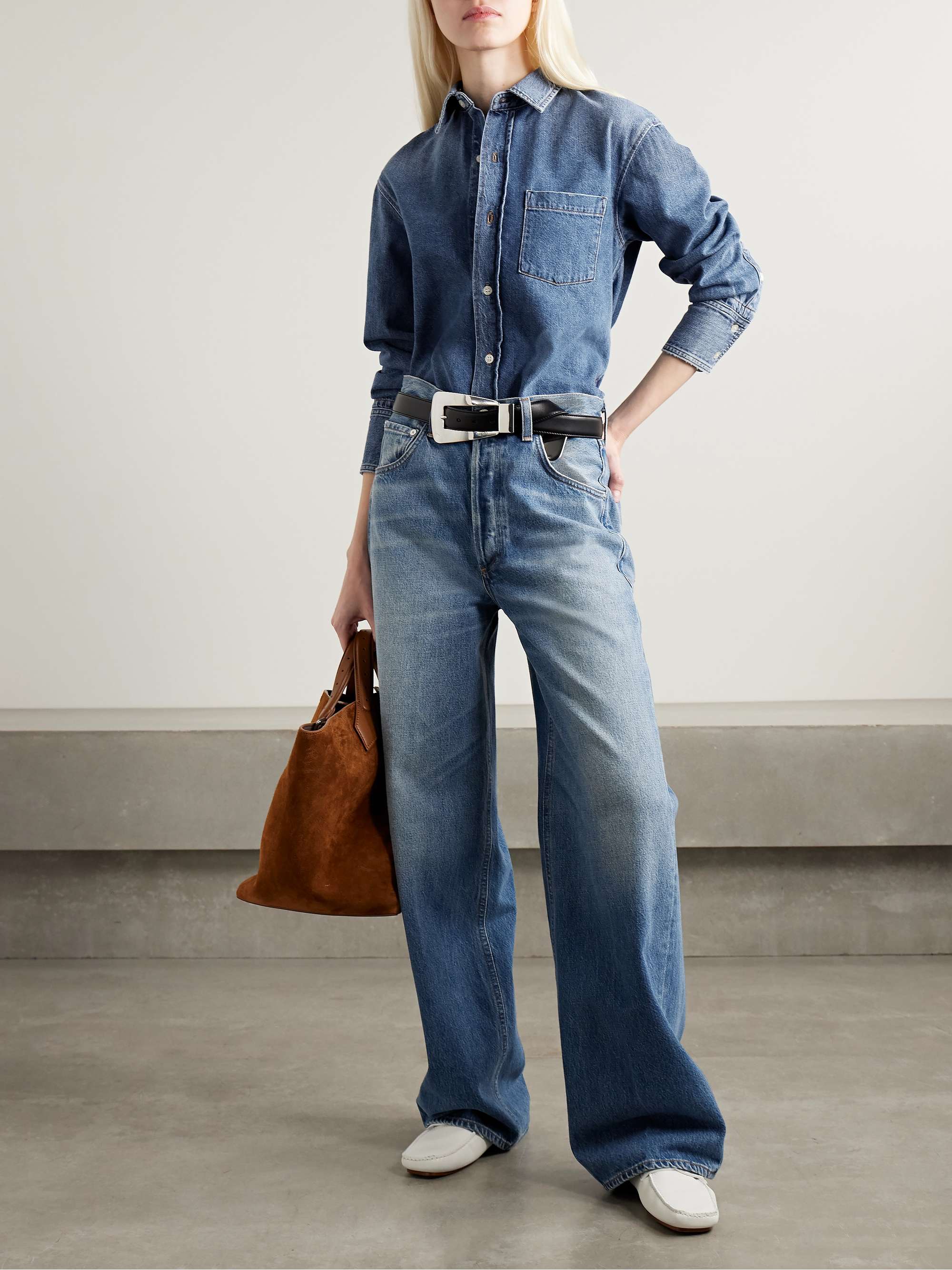 + Argent Harris denim shirt view