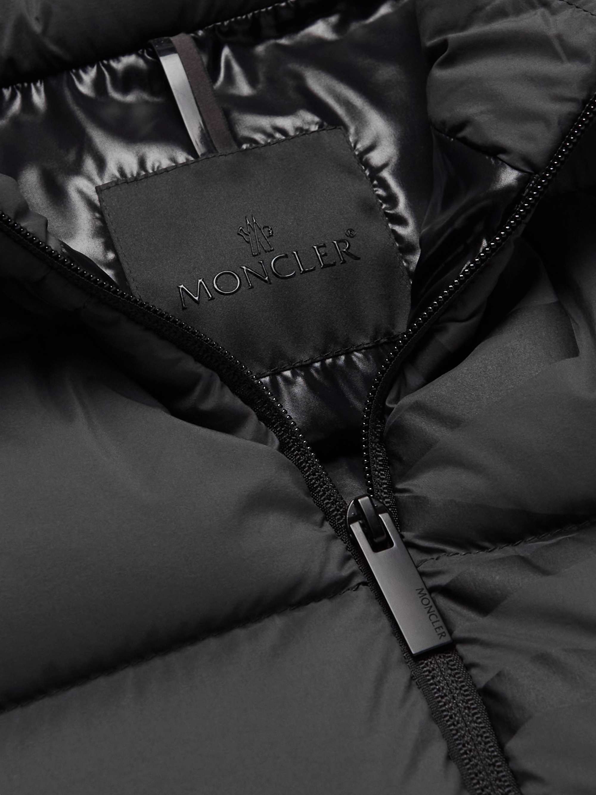 Logo-Print Quilted Nylon Down Gilet view