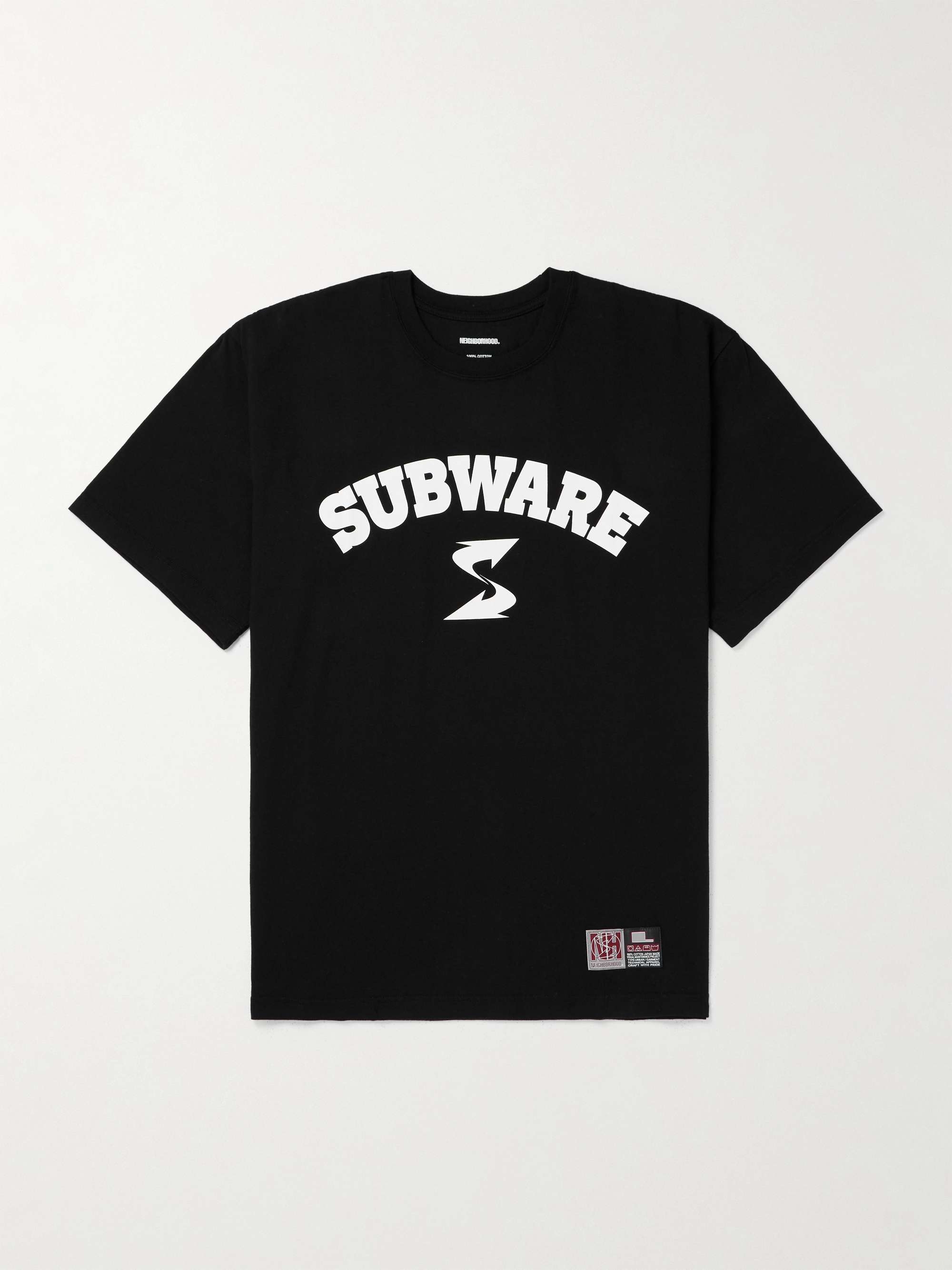 + SUBWARE Logo-Print Appliquéd Cotton-Jersey T-Shirt view