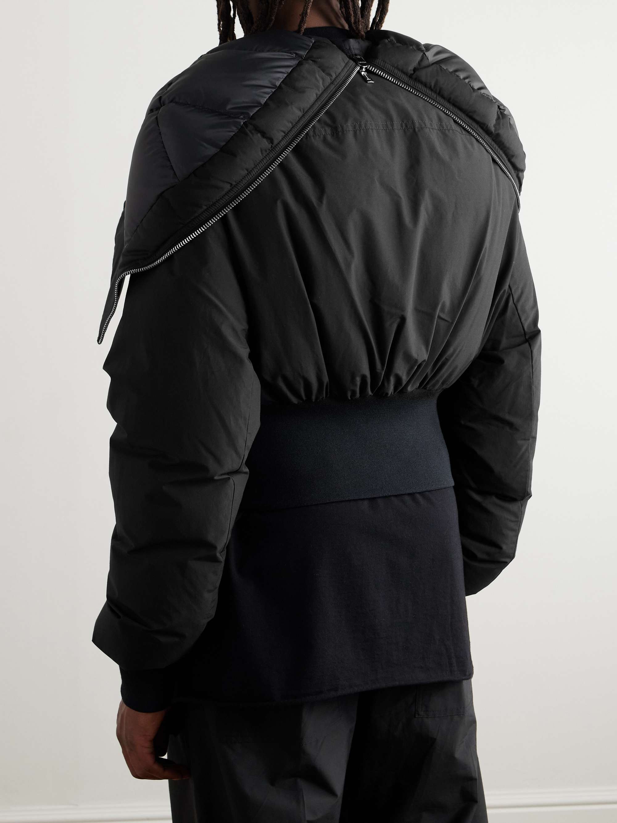 + Moncler Alice Quilted Cotton-Blend Shell Hooded Down Jacket view