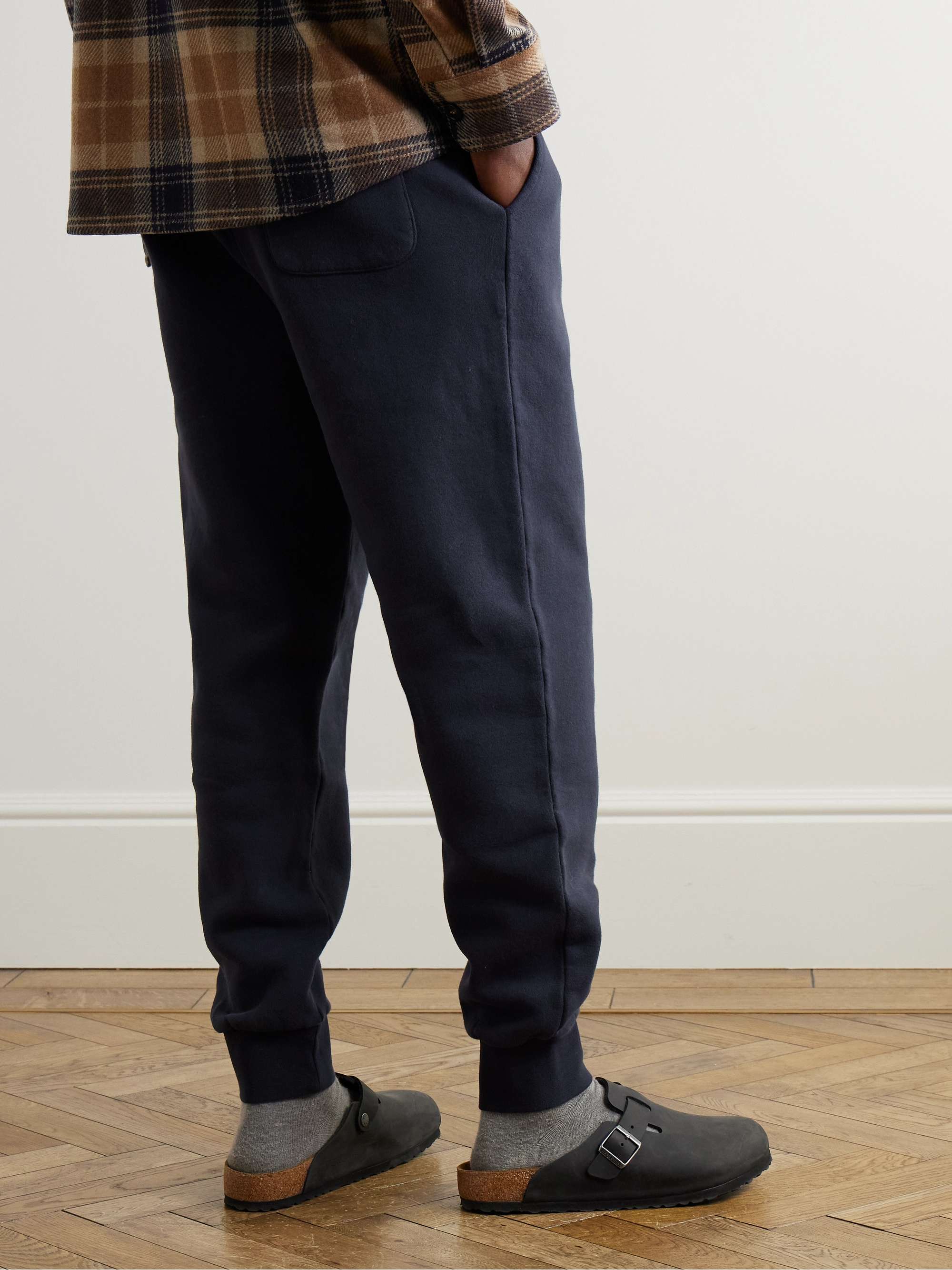 Job Straight-Leg Cotton-Jersey Sweatpants view