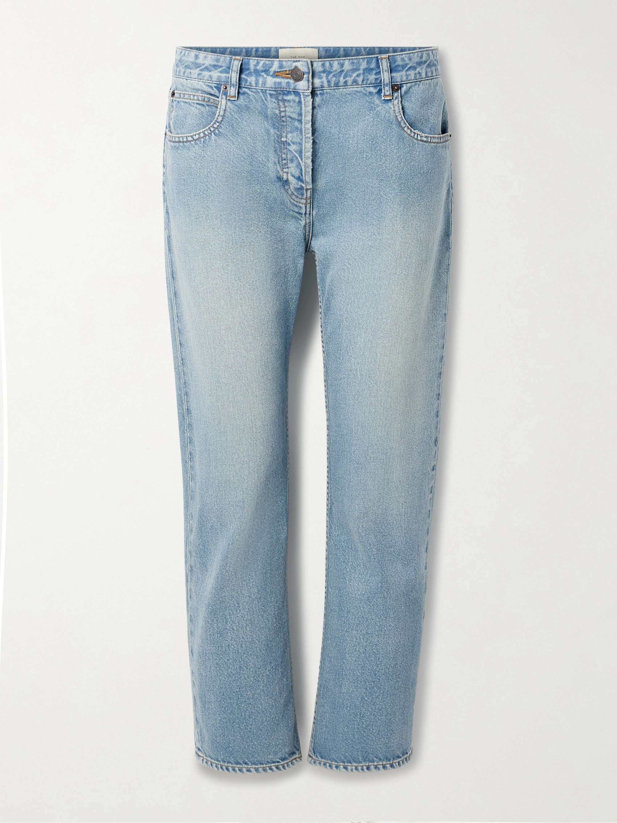 Riaco mid-rise slim-leg jeans view