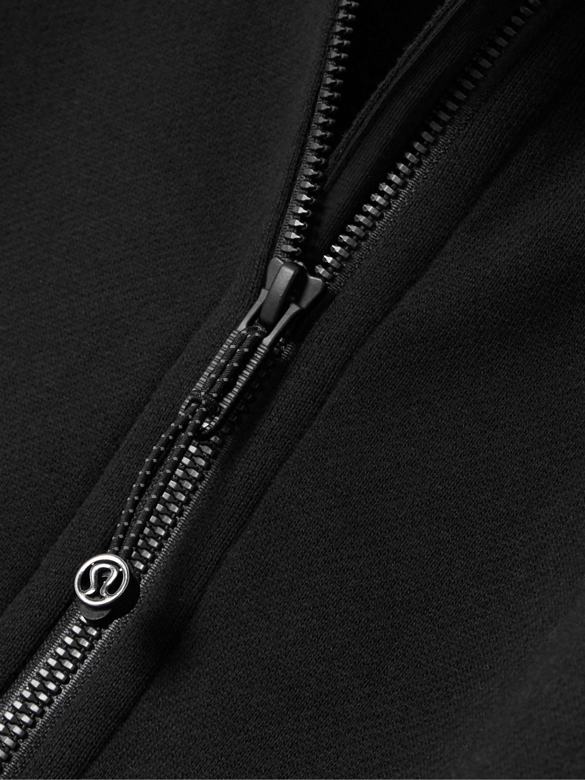Scuba cotton-blend jersey half-zip sweater view