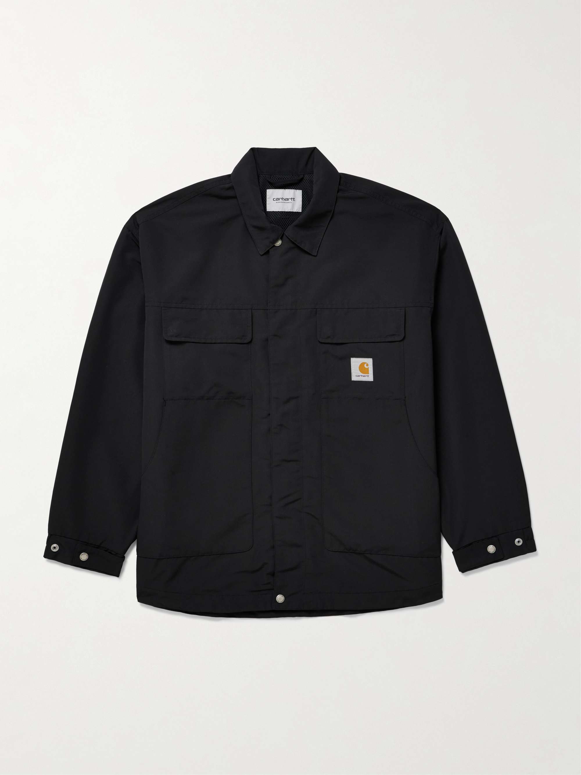 Liam Logo-Appliquéd Poplin Jacket view