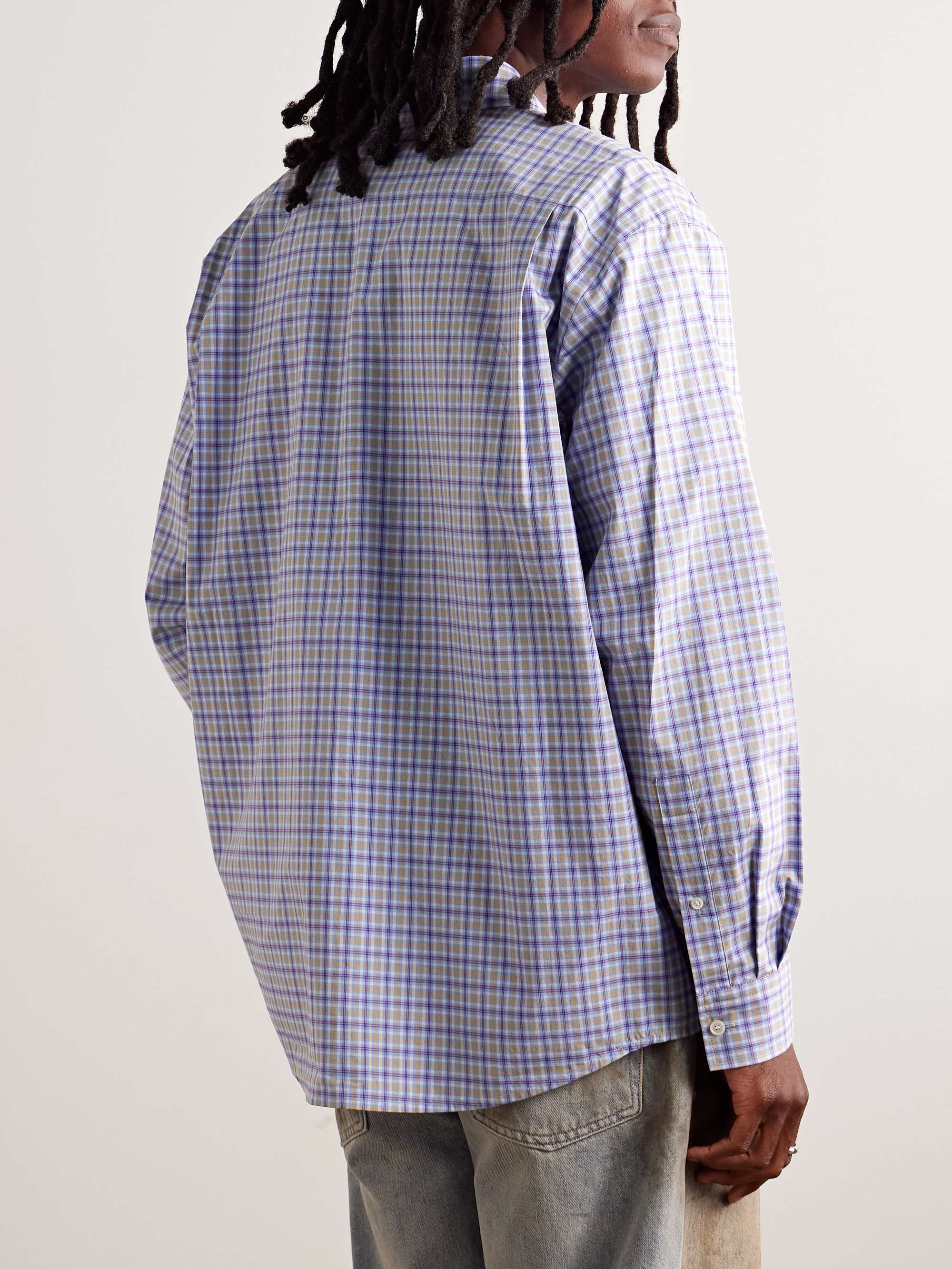 Sandrok Checked Cotton-Poplin Shirt view