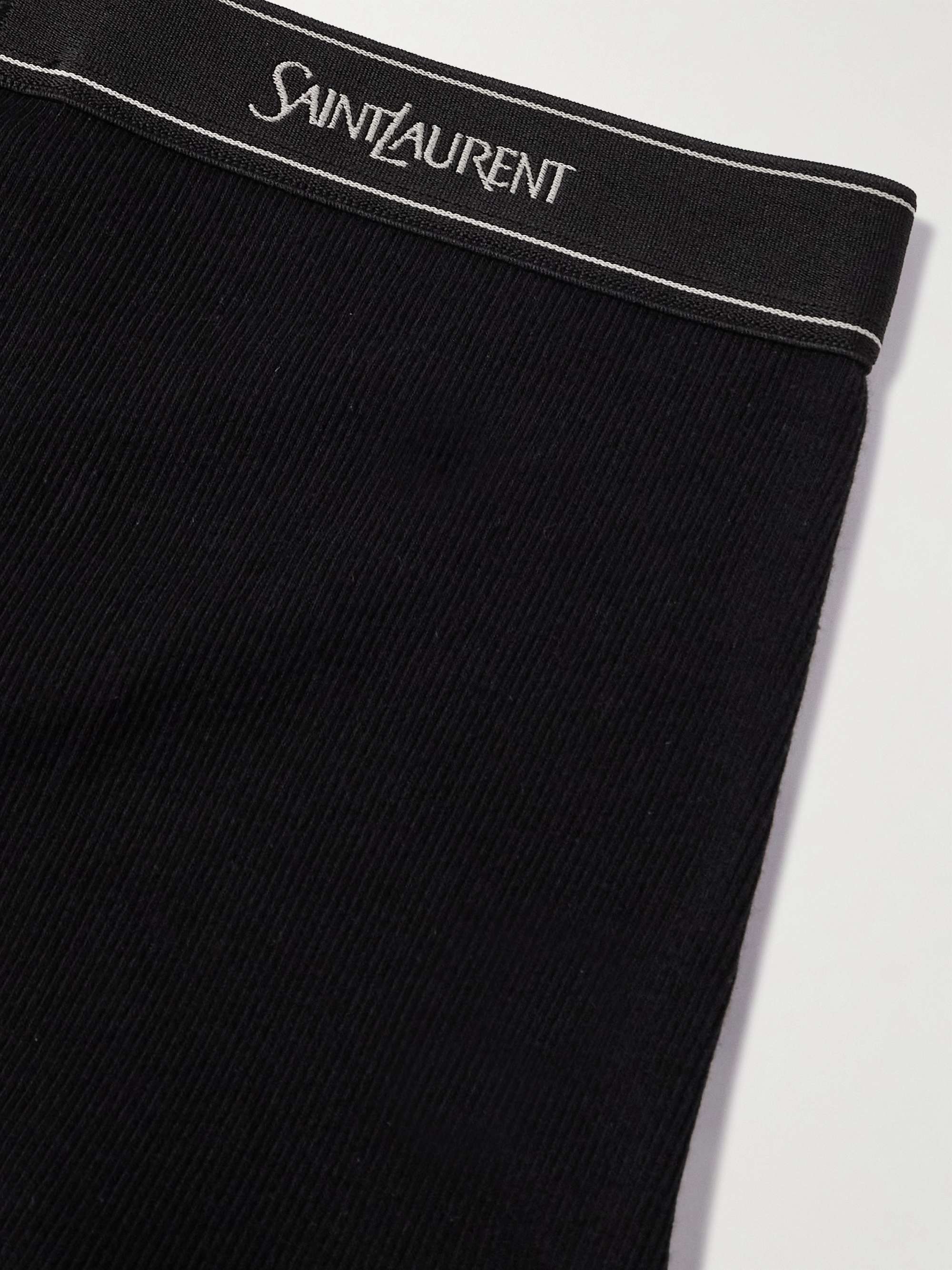 Ribbed Cotton-Jersey Boxer Briefs view