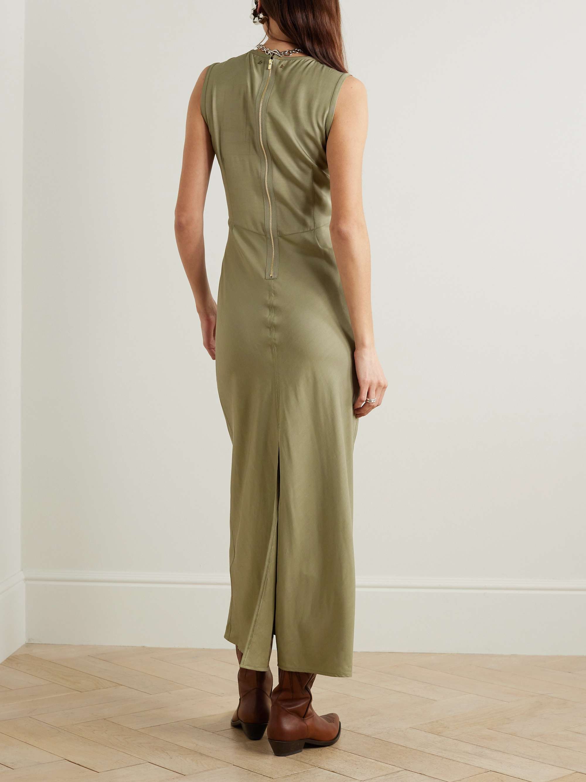 Journey embellished twill midi dress view