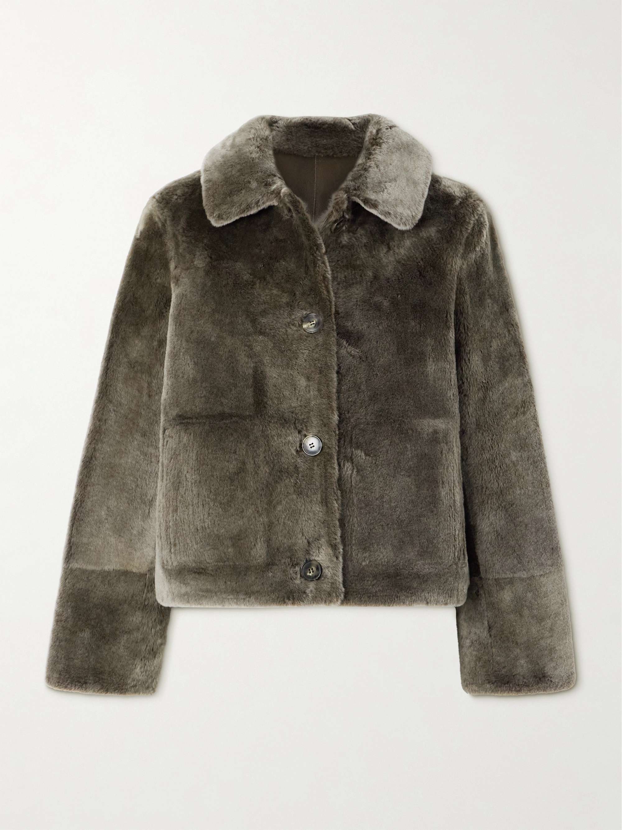 Shearling coat view
