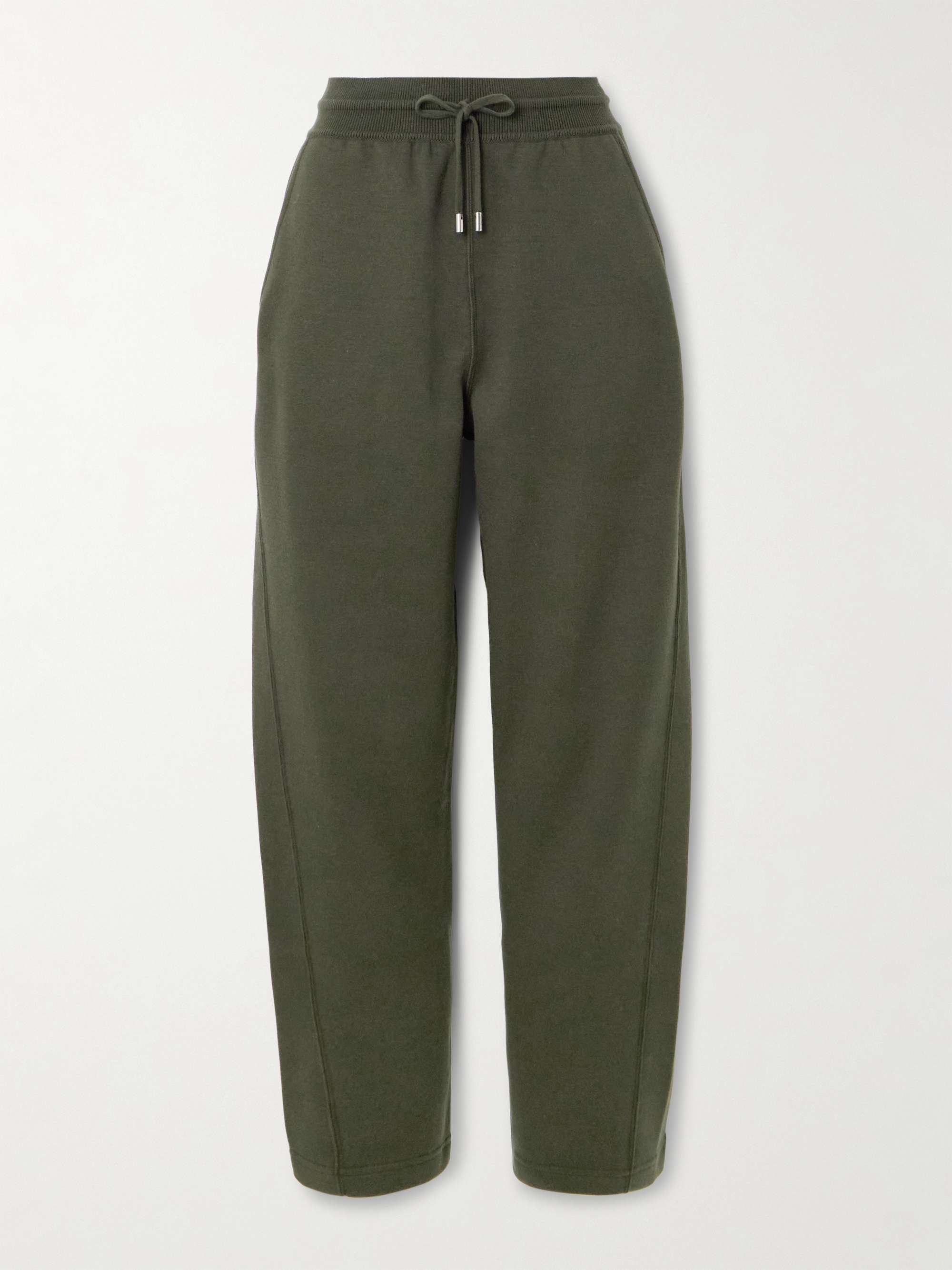 Viera cotton, silk and cashmere-blend jersey track pants view